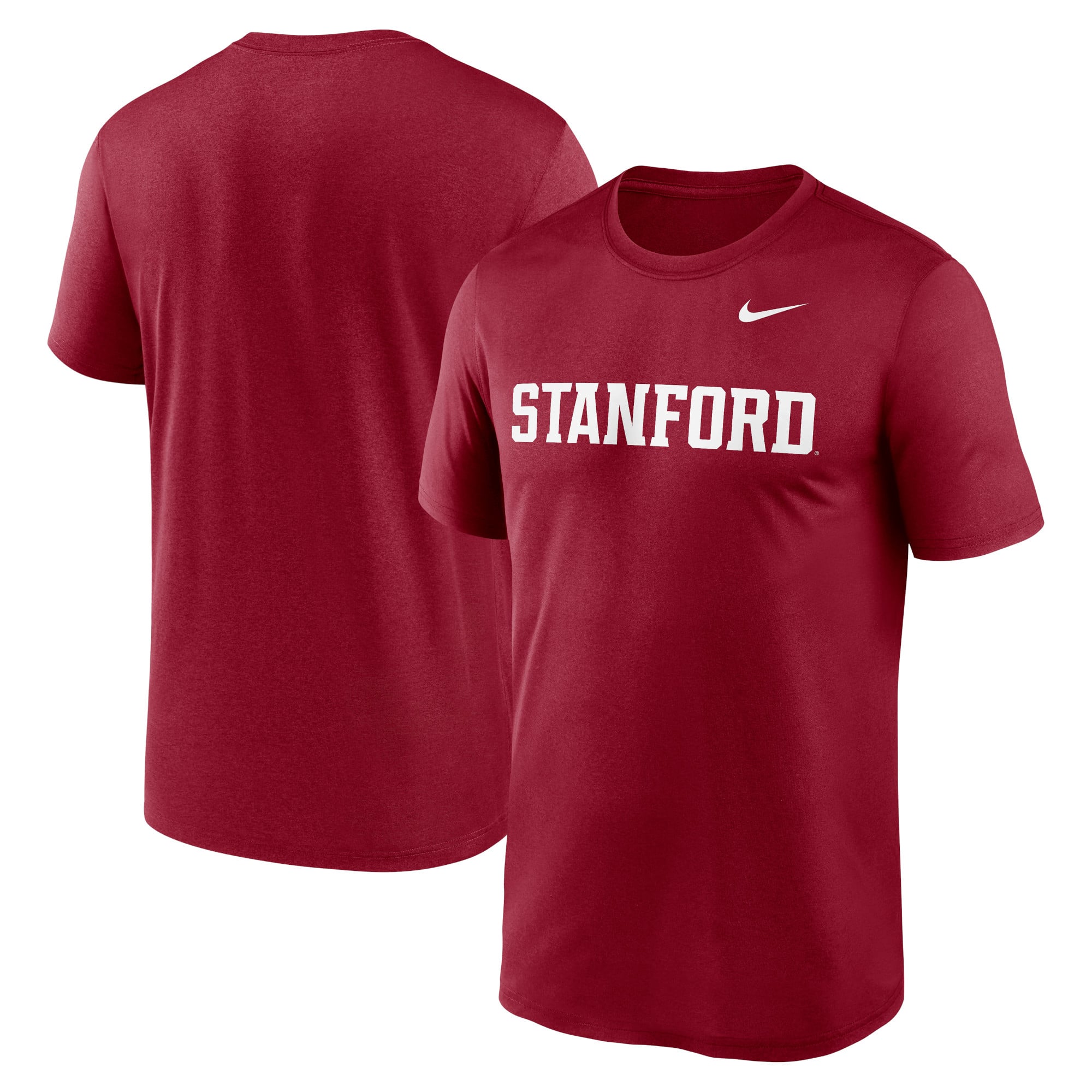 T-shirt Nike gris chiné Stanford Cardinal Primetime Legend Wordmark pour homme
