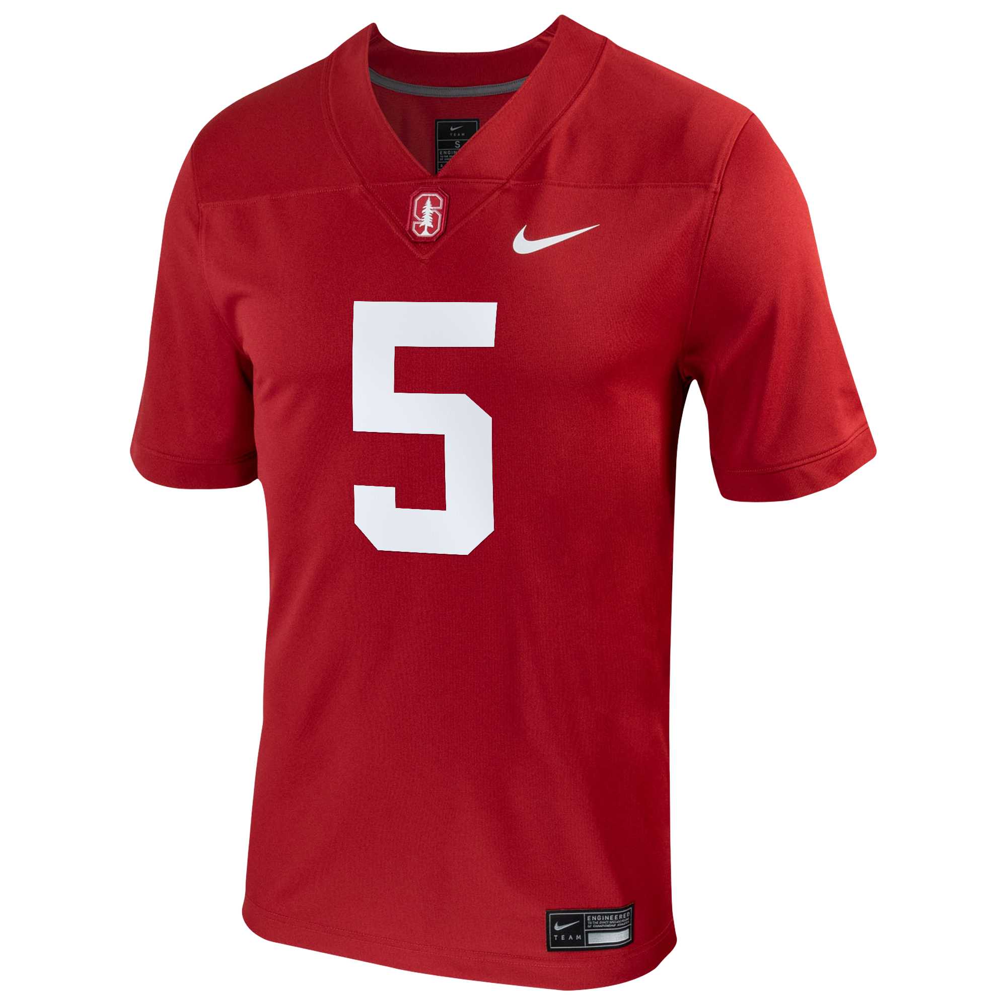 Men's Nike Christian McCaffrey Cardinal Stanford Player Game Jersey
