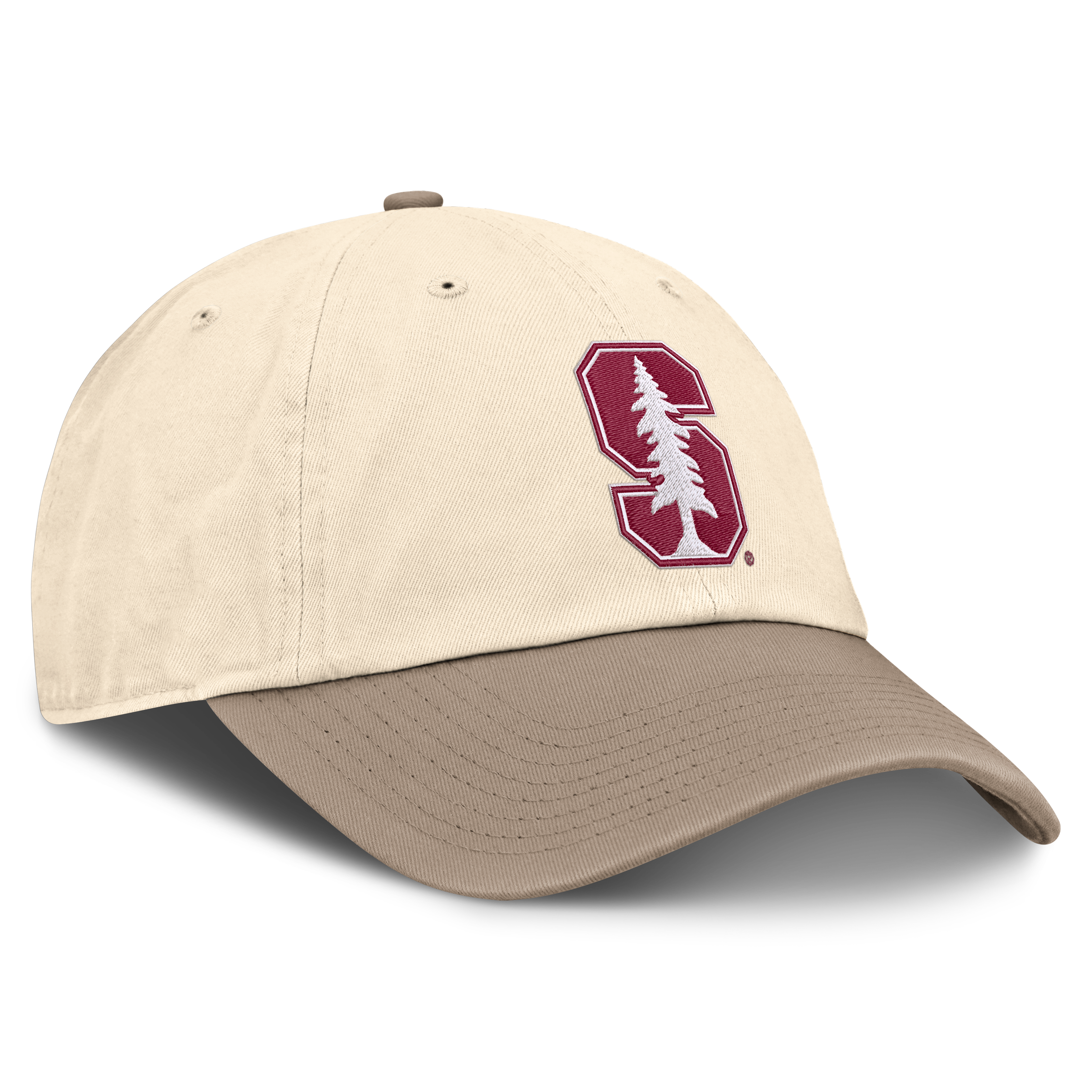 Men's Nike Natural/Khaki Stanford Cardinal Two-Tone Club Adjustable Hat