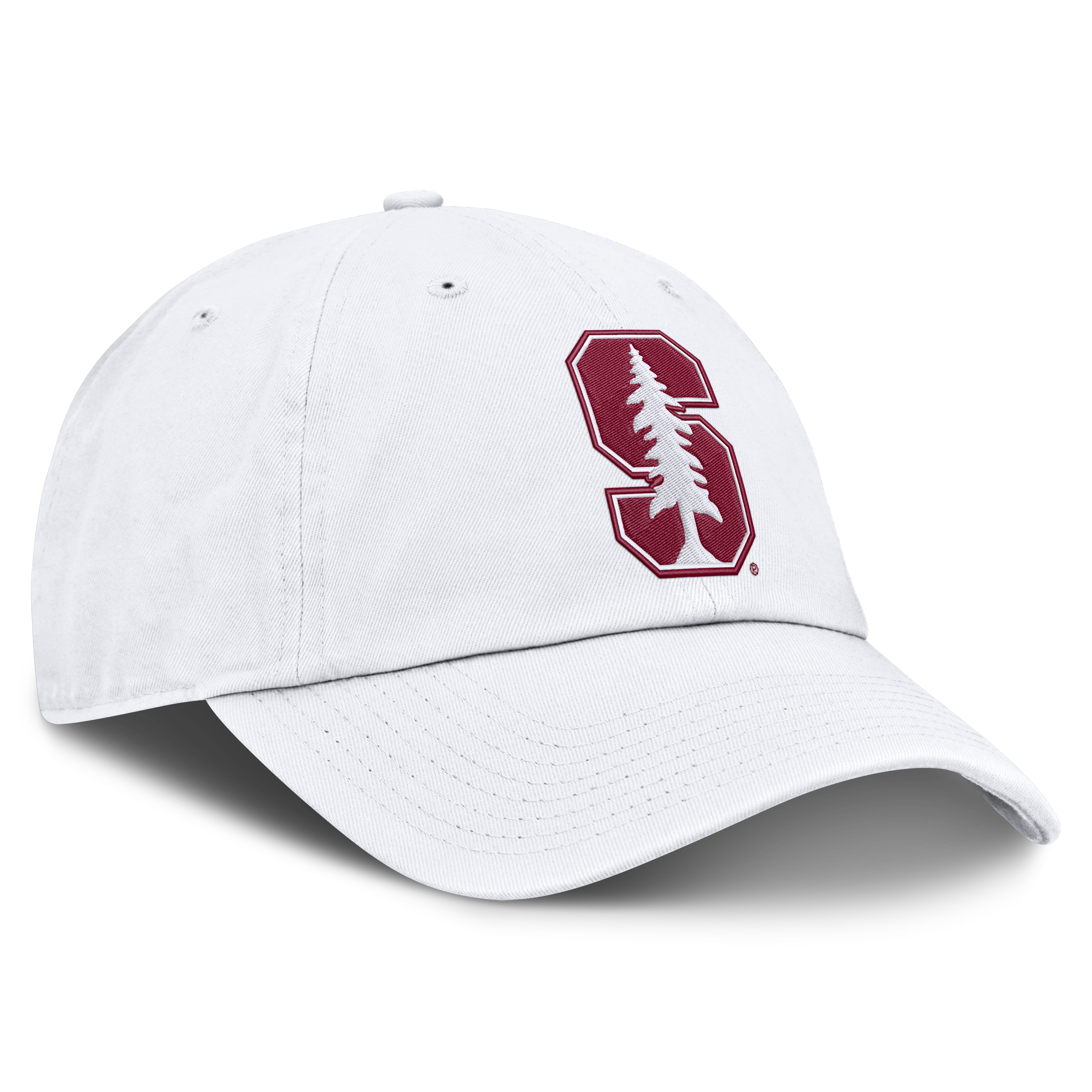 Casquette ajustable Nike blanche Stanford Cardinal Legacy Letter & Mascot Club pour homme