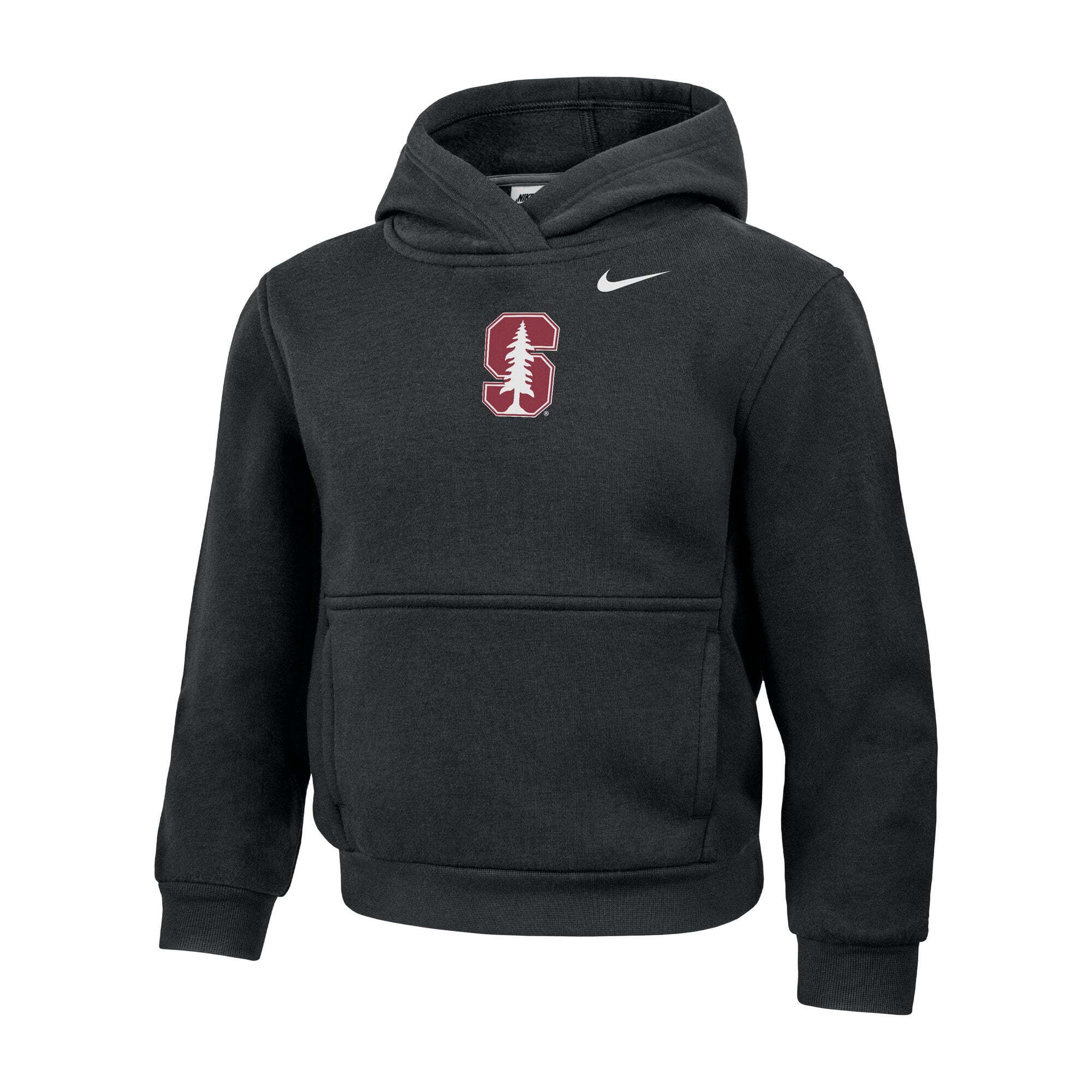 Sweat à capuche Nike Stanford Cardinal Core noir pour enfants d'âge préscolaire