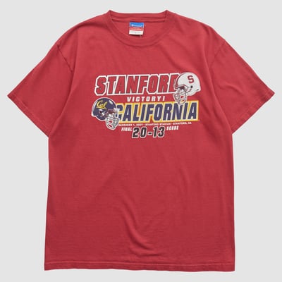 Stanford Cardinal Champion 2007 T-shirt - Red - M by Fanatics Real Vintage