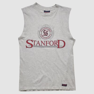 Stanford Cardinal Jansport 90s Tank - Heather Gray - XS by Fanatics Real Vintage