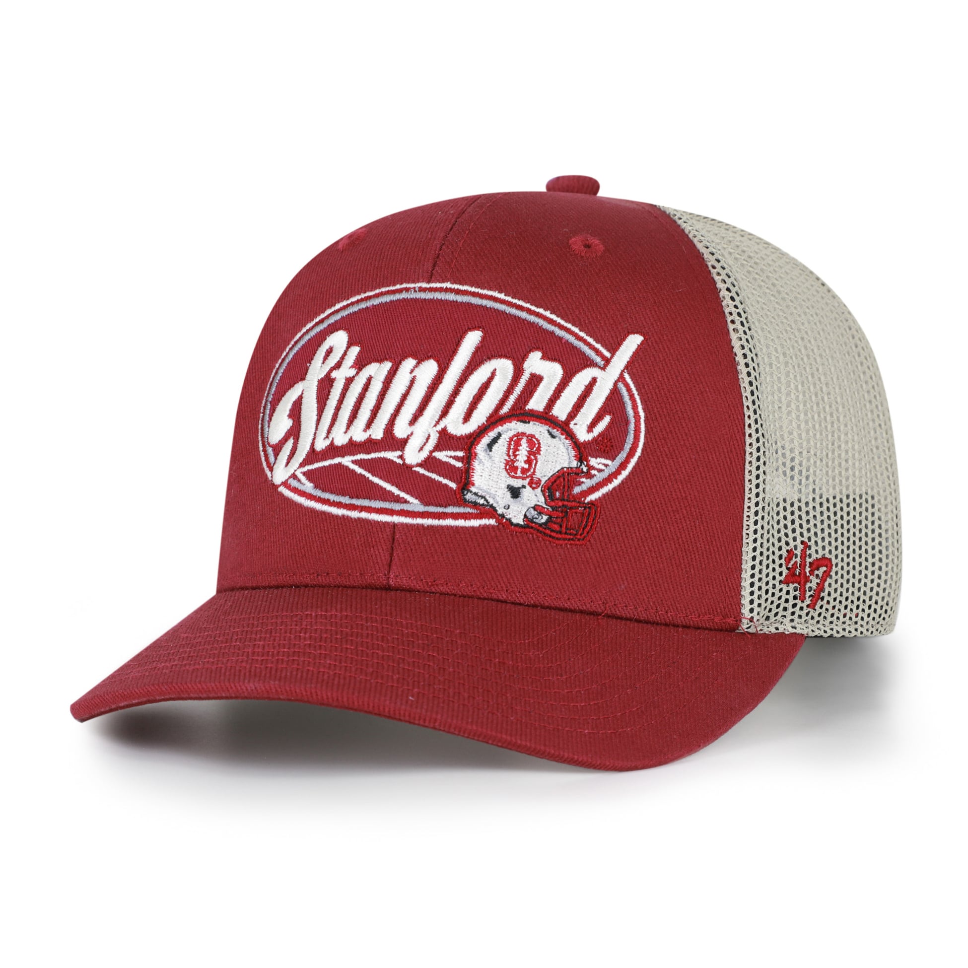 Casquette trucker unisexe '47 Cardinal Stanford Cardinal Enfield ajustable