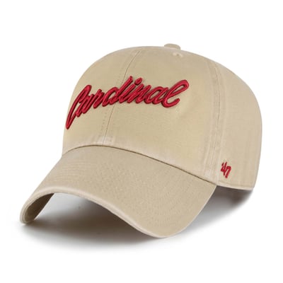  Stanford Cardinal '47 Unisex Clean Up Adjustable Hat - Khaki