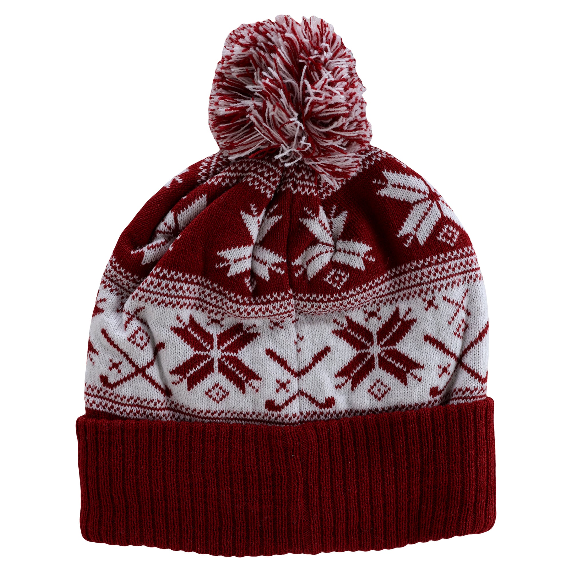 Bonnet unisexe Ahead Cardinal Stanford Cardinal à revers et pompon
