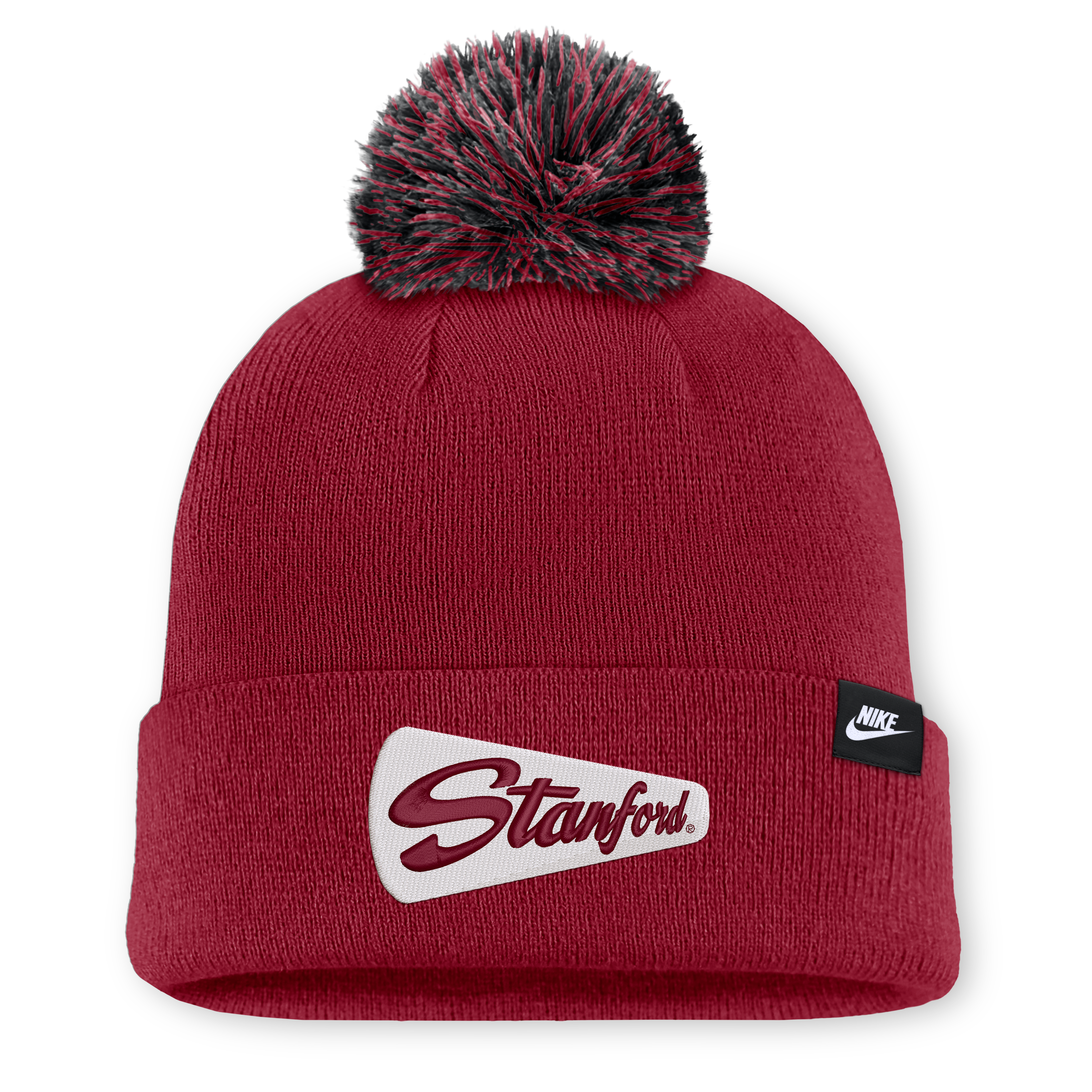 Bonnet unisexe Nike blanc Stanford Cardinal avec pompon