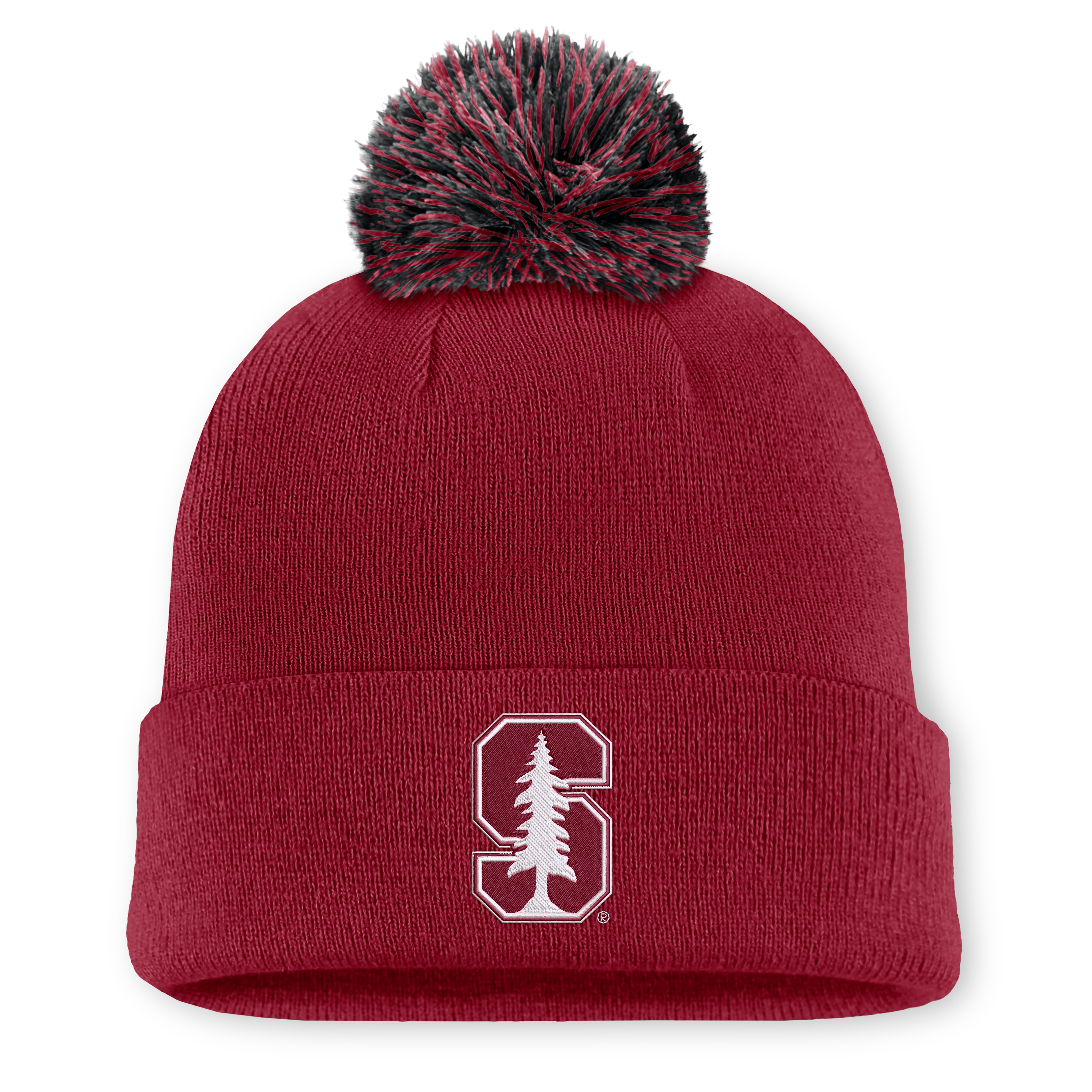 Bonnet unisexe Nike blanc Stanford Cardinal avec pompon