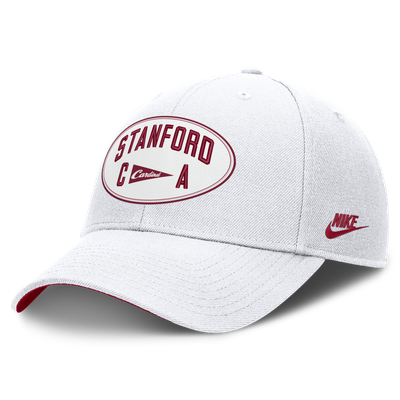  Stanford Cardinal Nike Unisex Legacy Letter & Location Rise Adjustable Hat - White