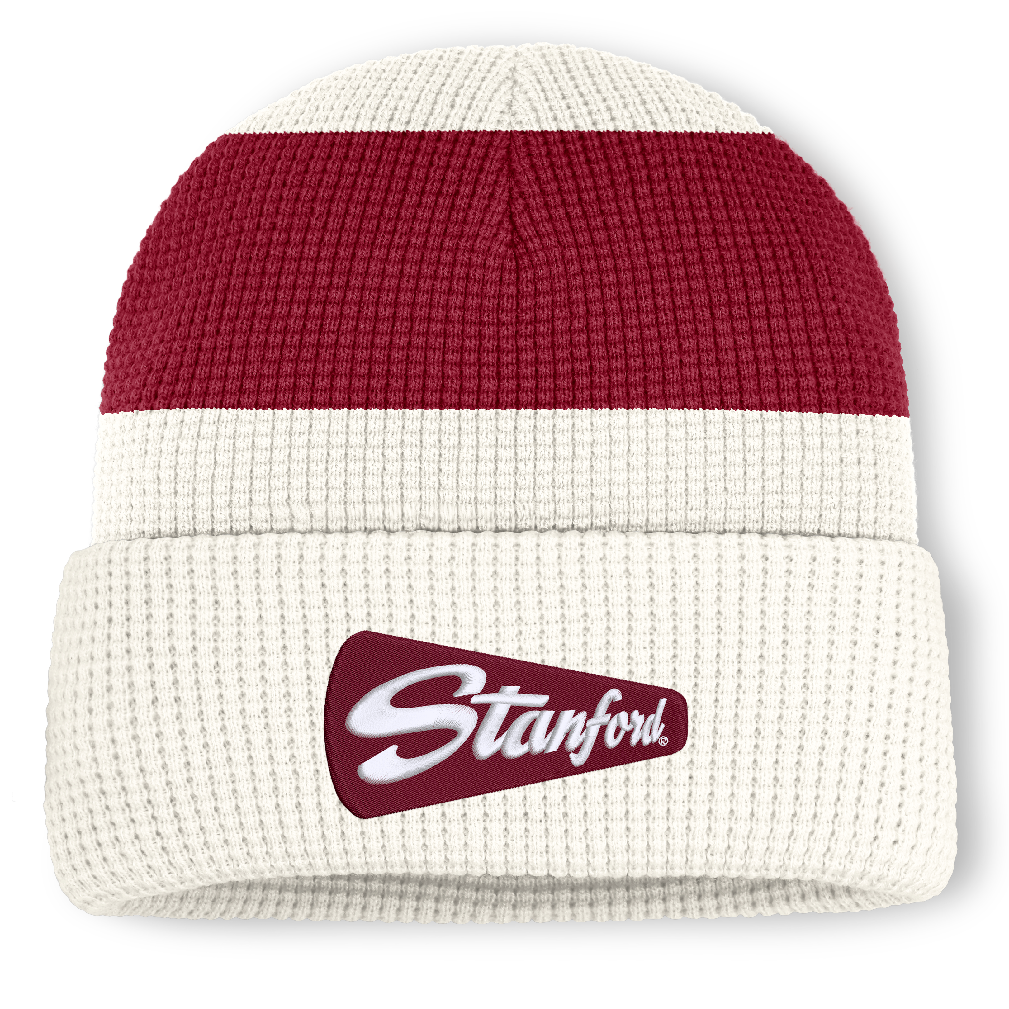 Bonnet unisexe Nike blanc Stanford Cardinal Legacy Letter à revers