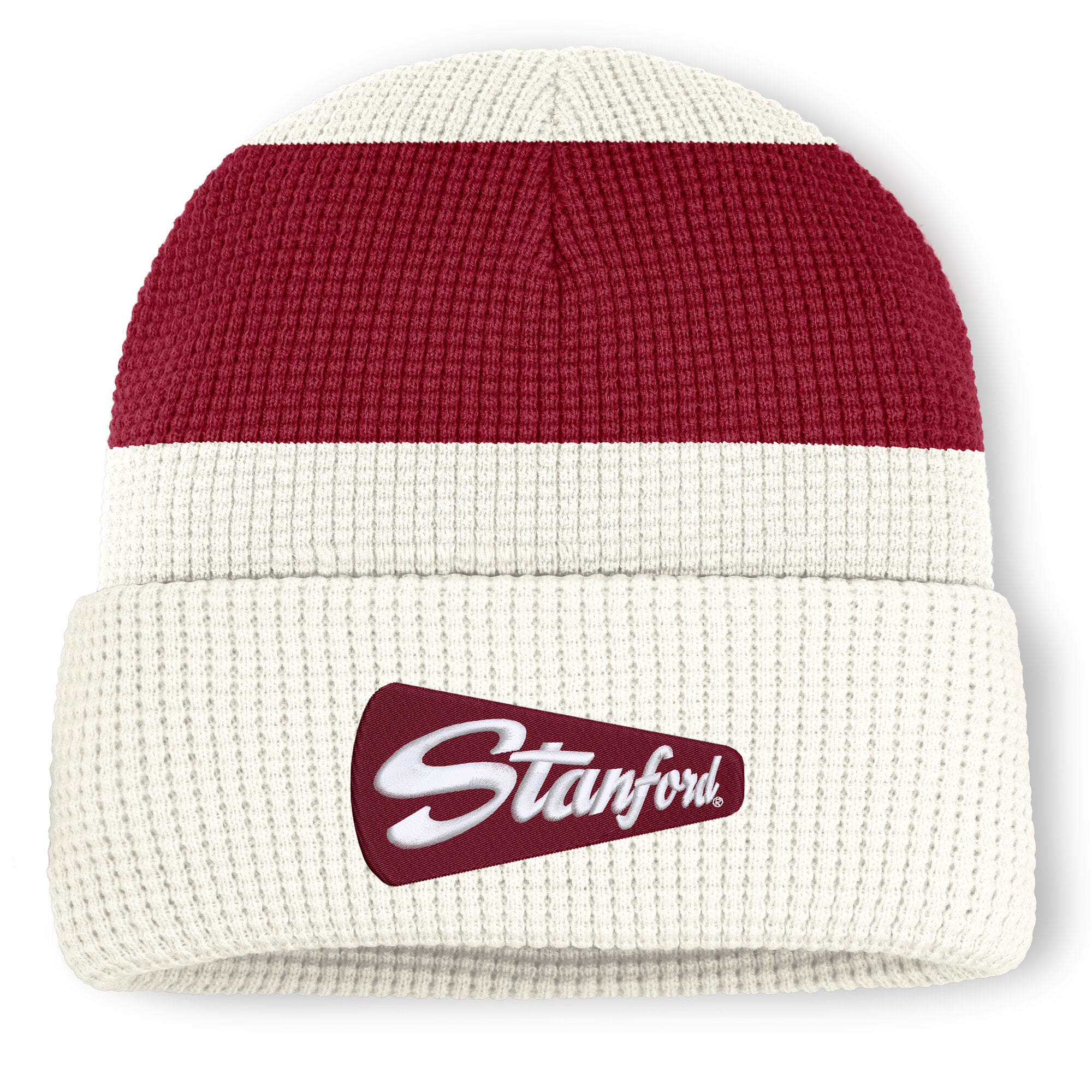 Bonnet unisexe Nike blanc Stanford Cardinal Legacy Letter à revers