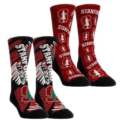 Stanford Cardinal Rock Em Unisex Two-Piece Team Blast Crew Socks Set