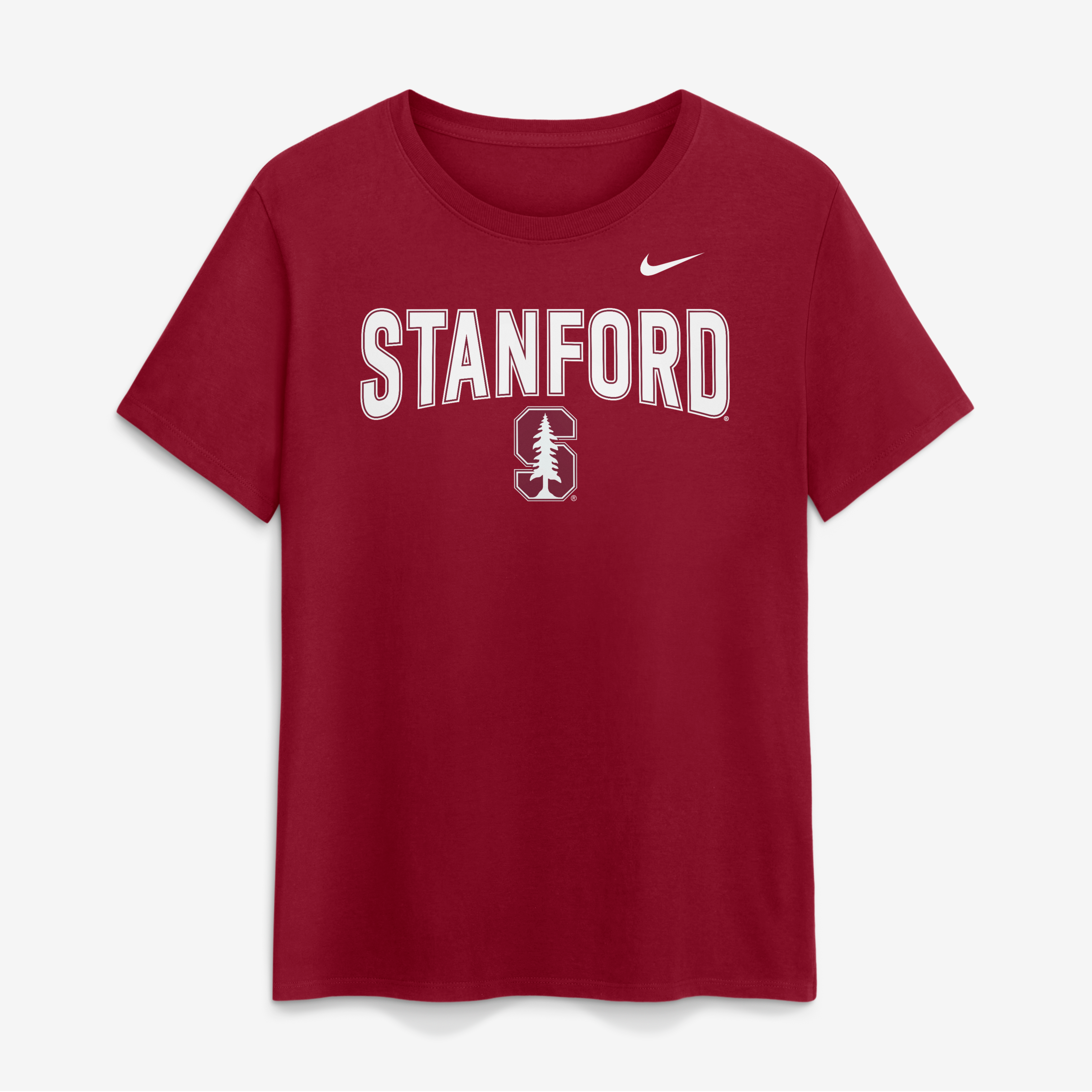 Women's Nike Cardinal Stanford Arch Logo T-Shirt