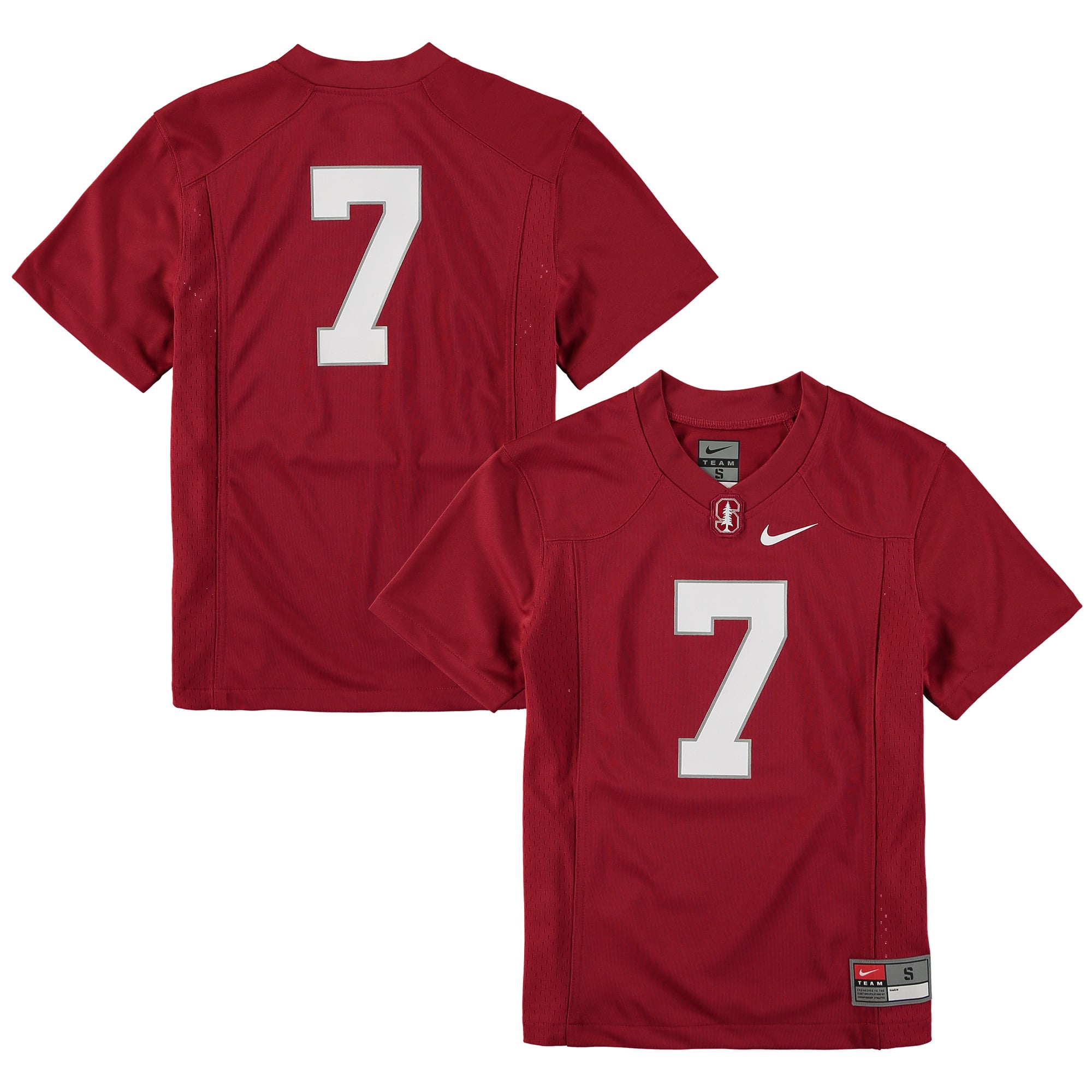 Youth Nike 7 Cardinal Stanford Cardinal Replica Football Jersey