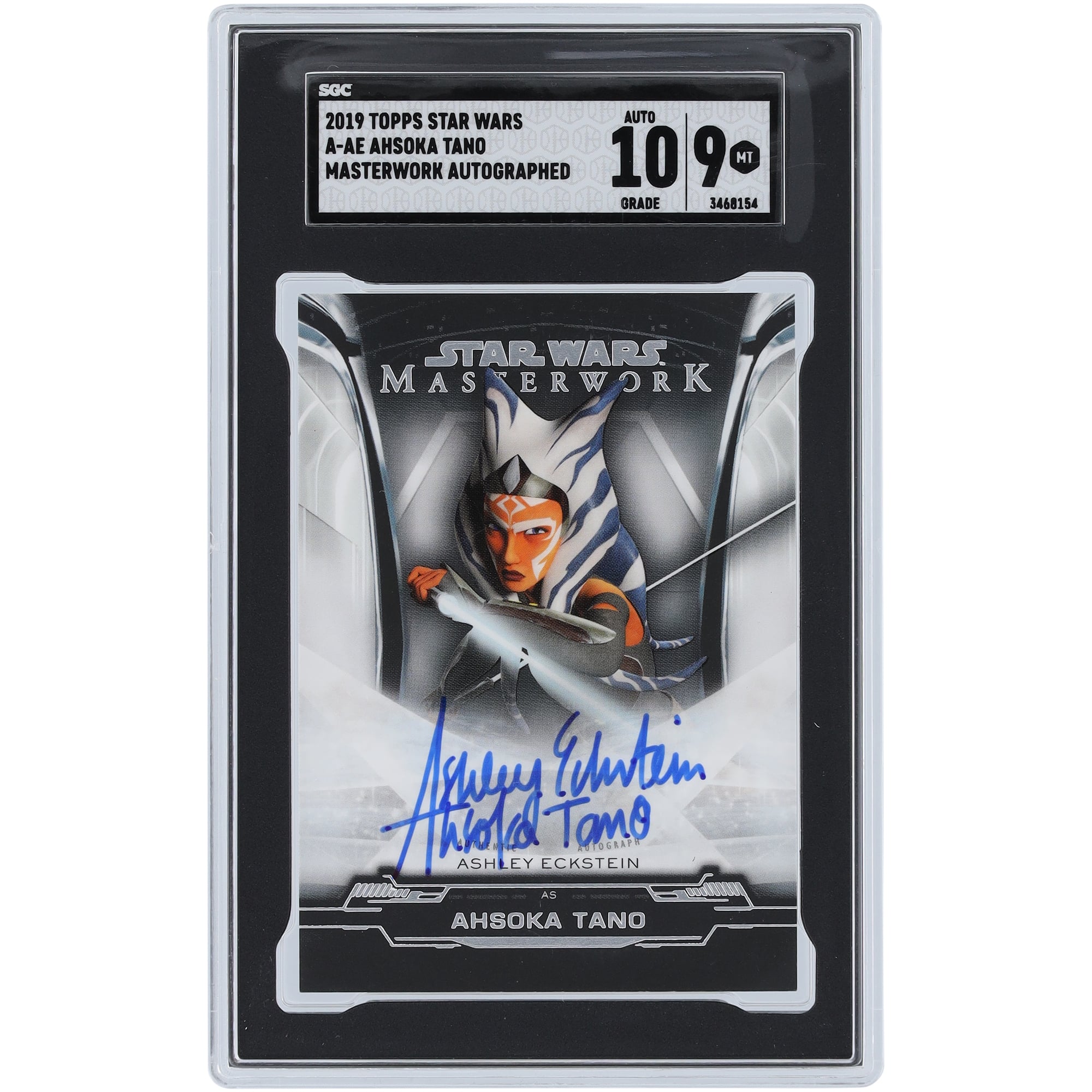 Ashley Eckstein Star Wars Autographed 2020 Topps Masterworks #A-AE 