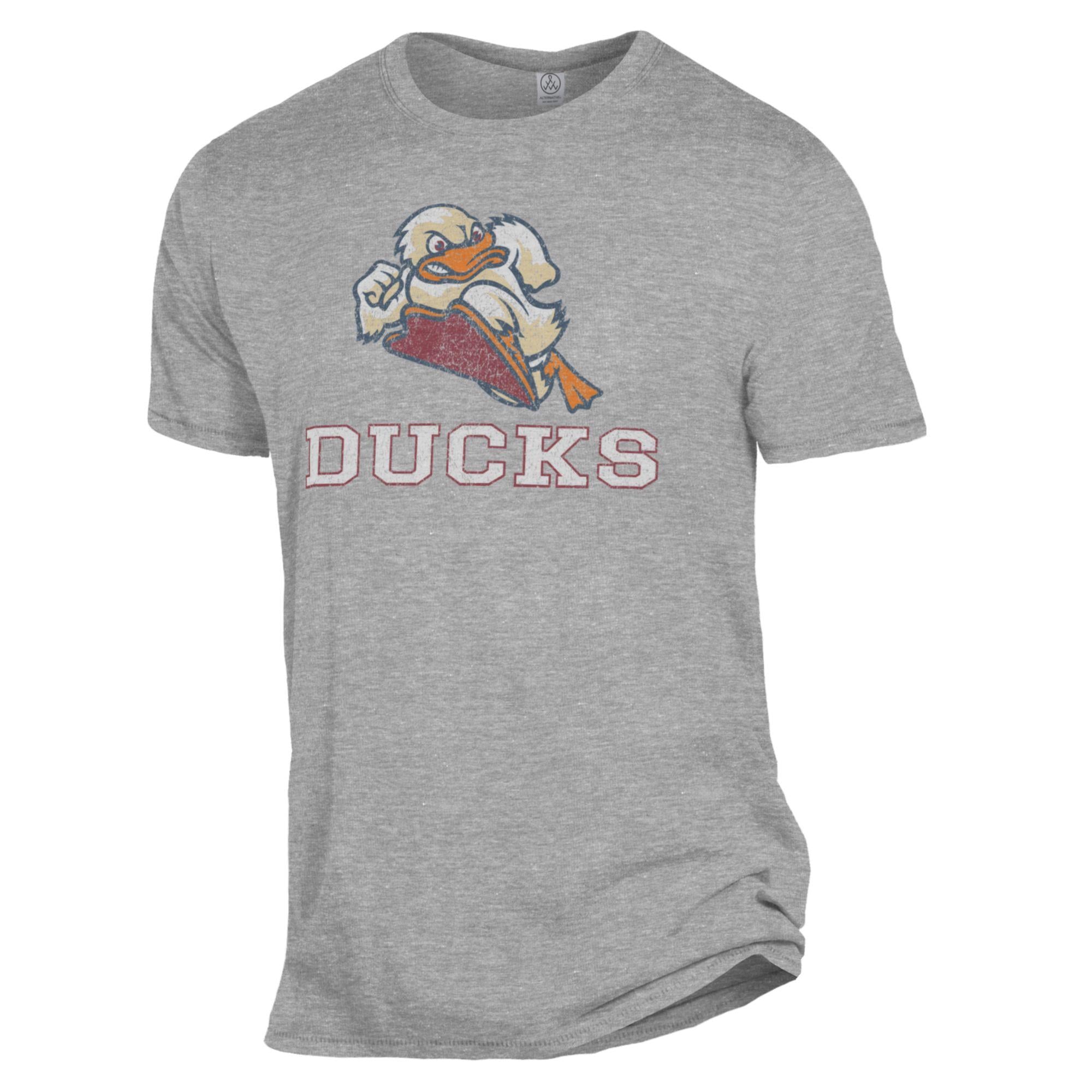 T-shirt gris chiné pour homme « The Keeper » des Ducks de l'Institut technologie Stevens
