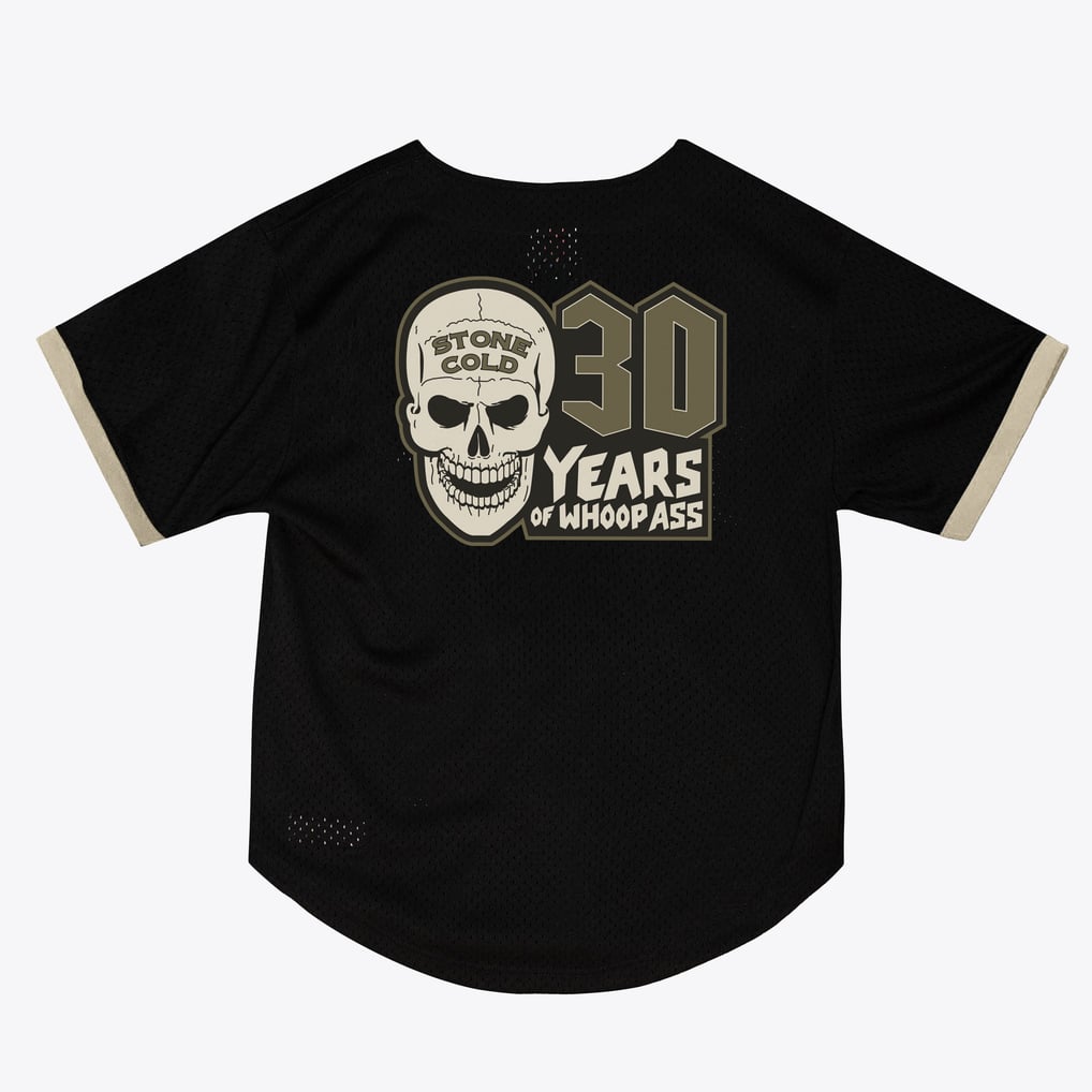 "Stone Cold" Steve Austin Black 3:16 Day Mesh Batting Practice Jersey
