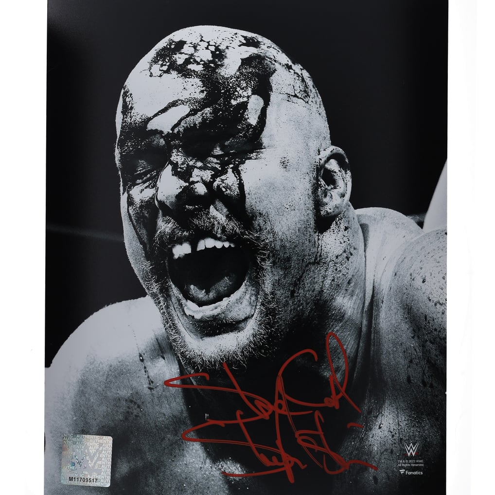 Stone Cold Steve Austin Signed Autograph Print - WWE Wrestling Legend Photo