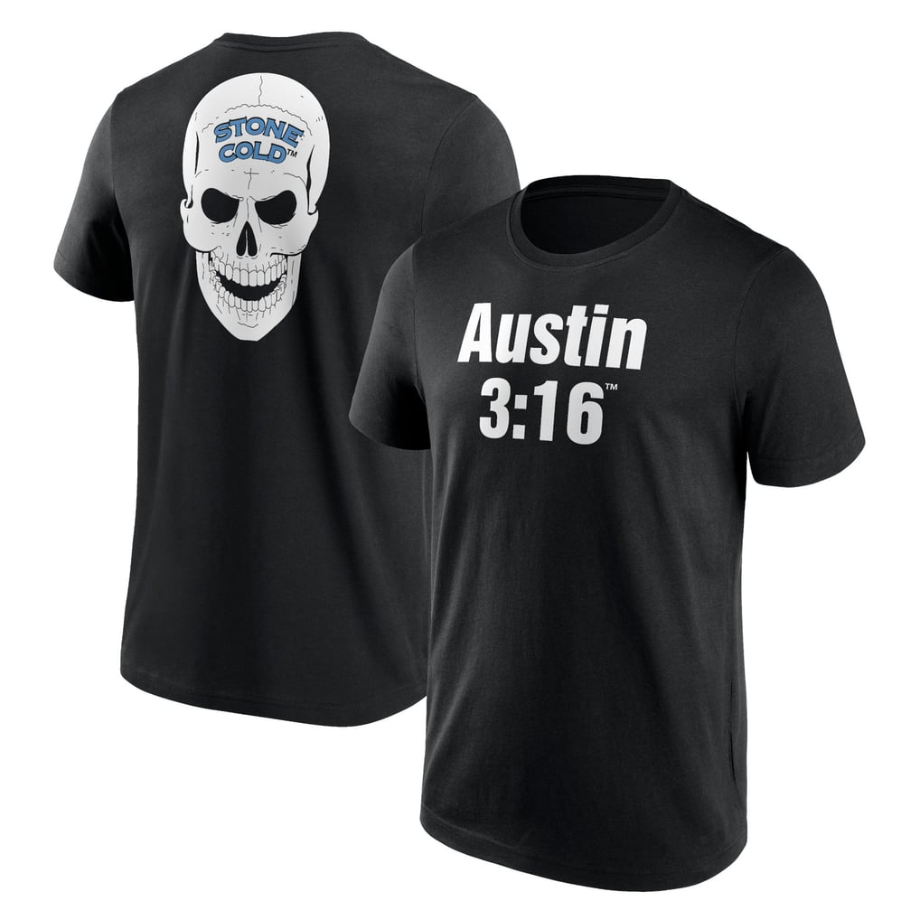 WWE Stone Cold Steve Austin 3:16 Retro T-Shirt - Black - Mens
