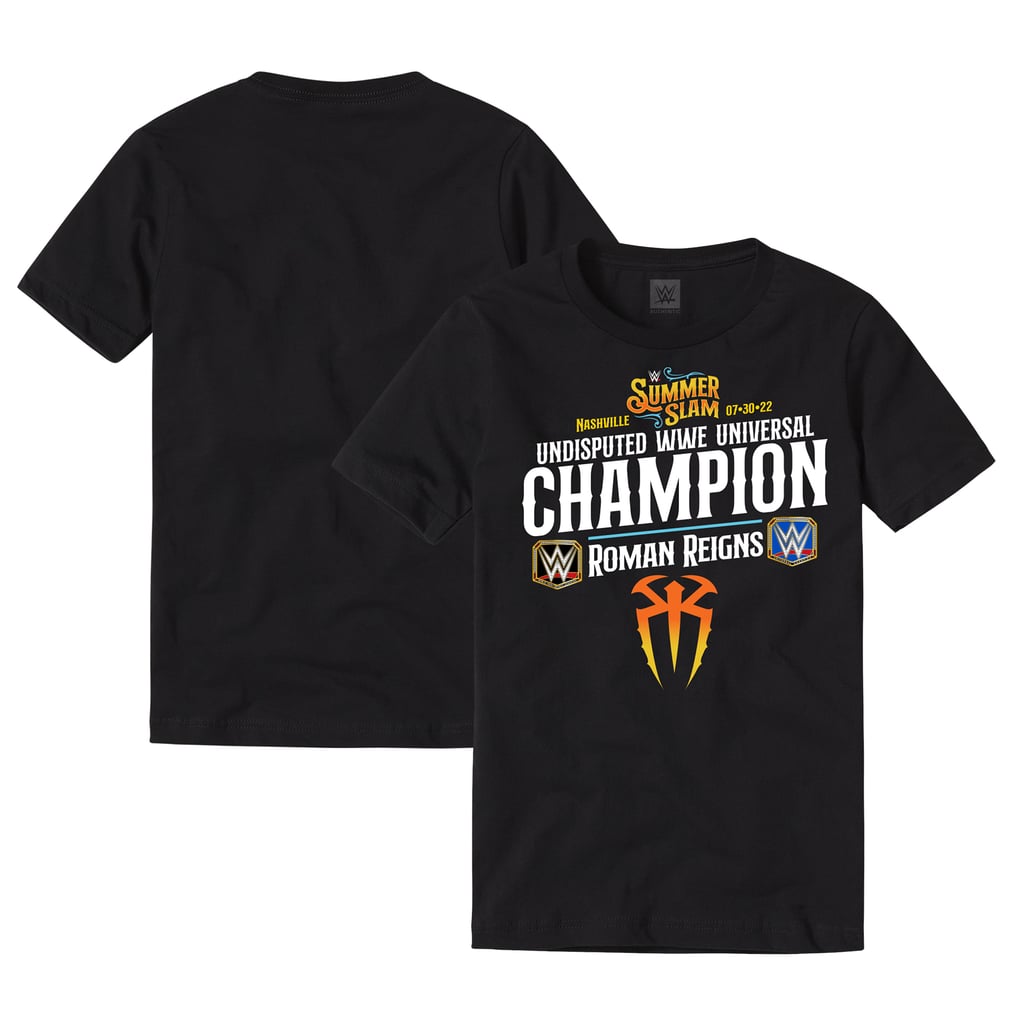 T-shirt Adulte WWE Roman Reigns Le Bouclier - Taille XL - Occasion Très Bon état - Noir