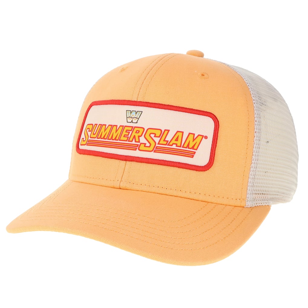 Casquette Snapback SummerSlam Retro Mid-Pro Trucker - Orange clair/Blanc
