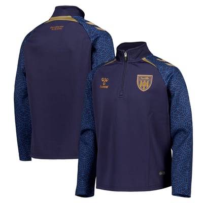 Sunderland Hummel Third Matchday Half Zip - Blue - Kids