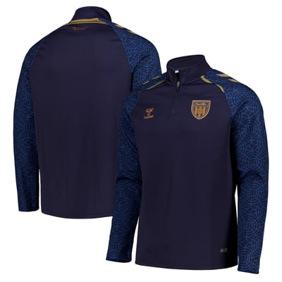 Sunderland Hummel Third Matchday Half Zip - Blue