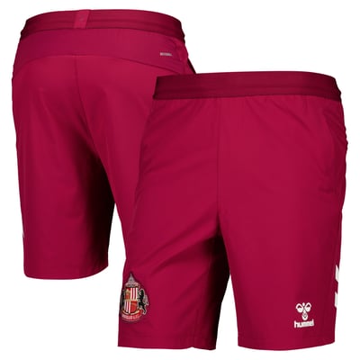 Sunderland Hummel Training Shorts - Dark Red