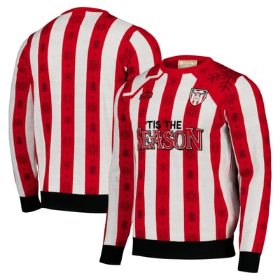 Sunderland Retro Christmas Jumper - Red - Unisex