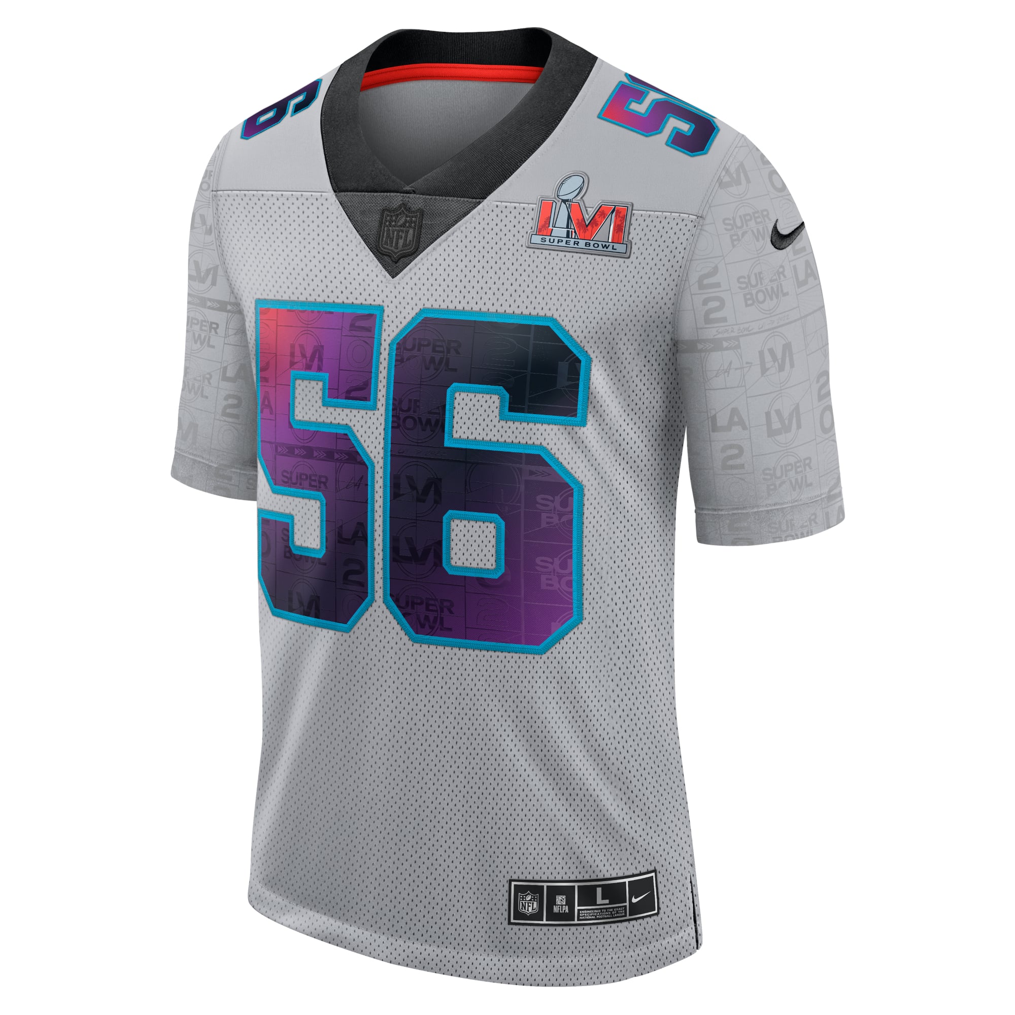 Super Bowl LVI Nike Limited Jersey - Gray