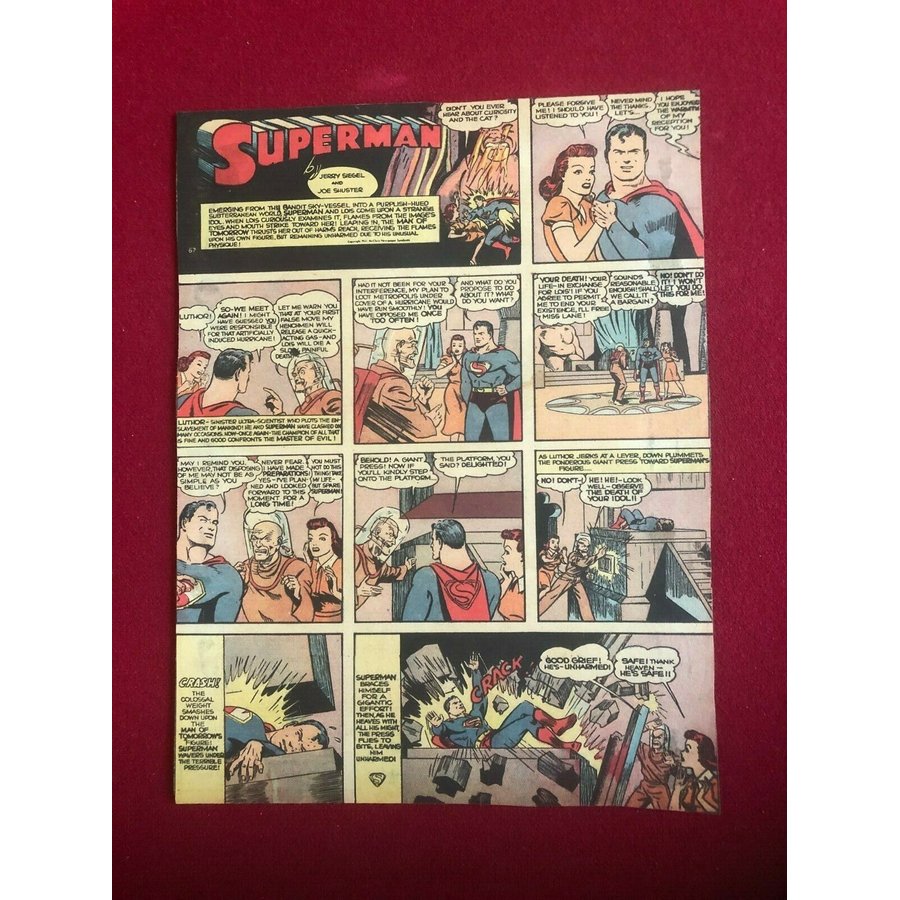 Superman Comic Strip