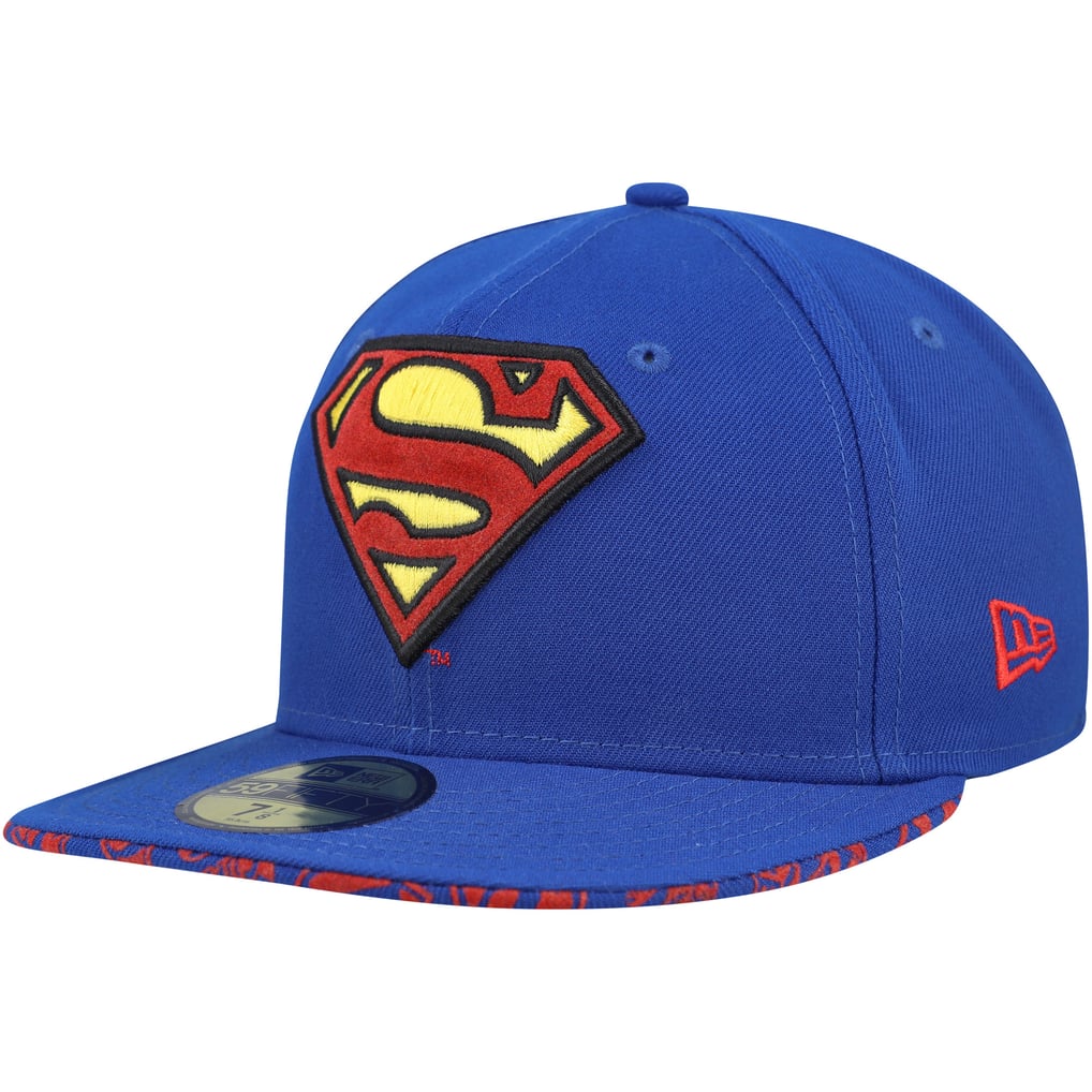 Superman New Era 59FIFTY Fitted Hat - Blue