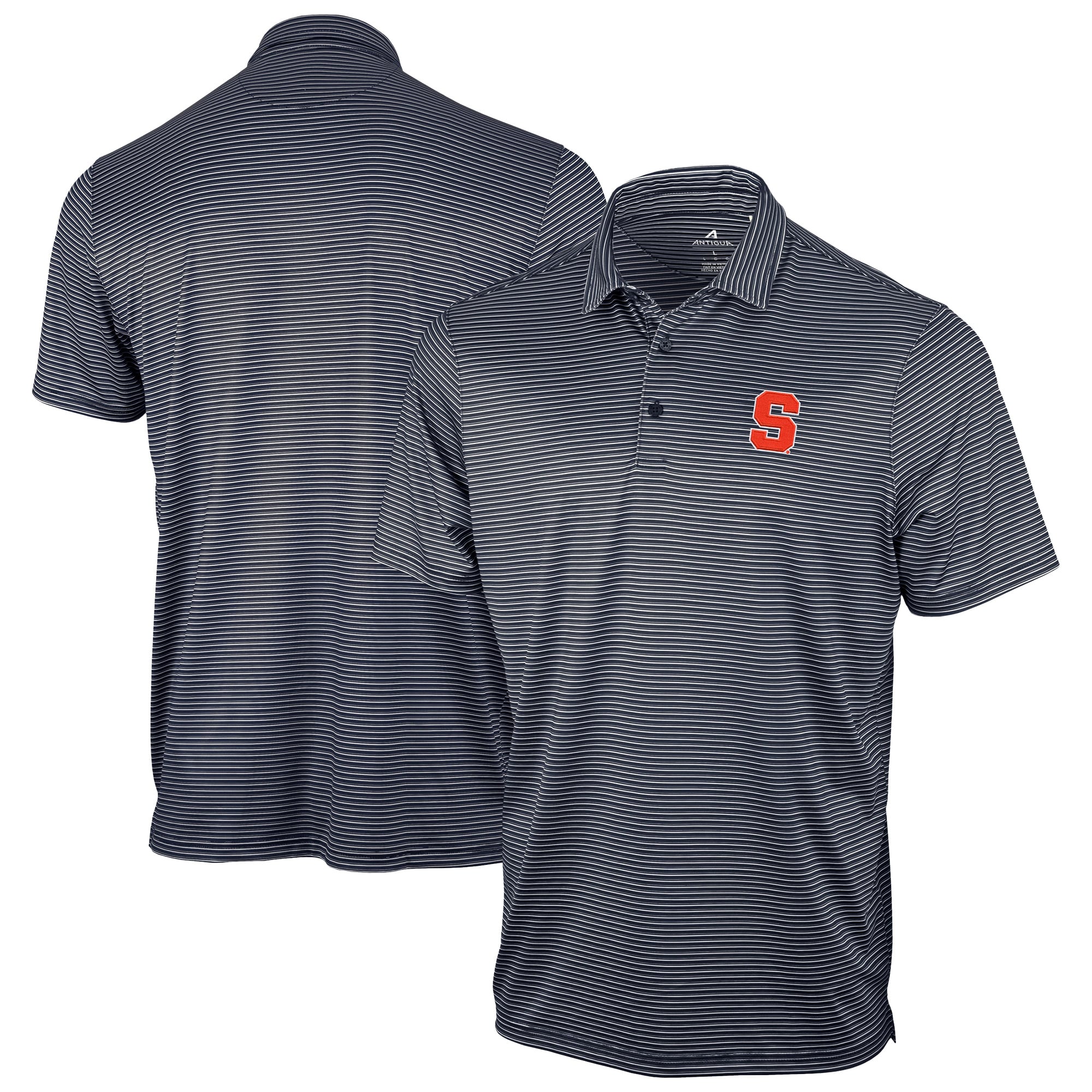 Polo Eager bleu marine Syracuse orange pour homme d'Antigua
