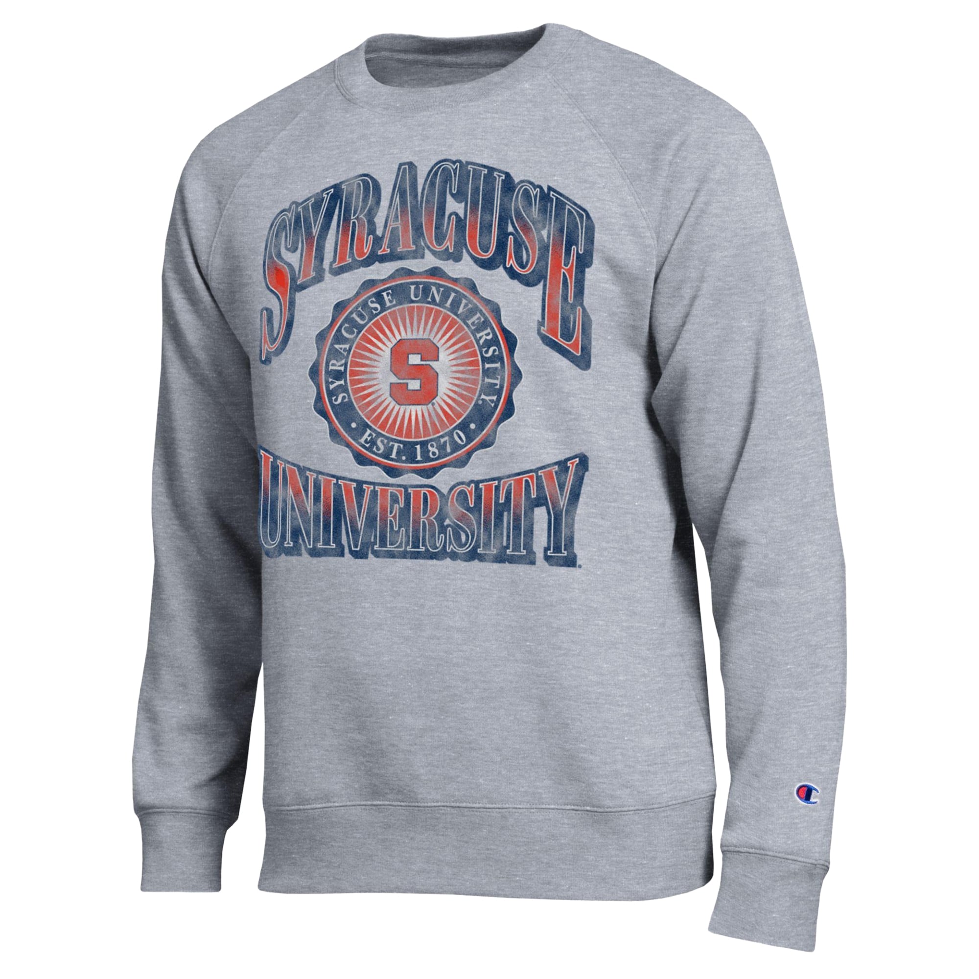 Men's Champion Heather Gray Syracuse Orange All-Star Sweatshirt