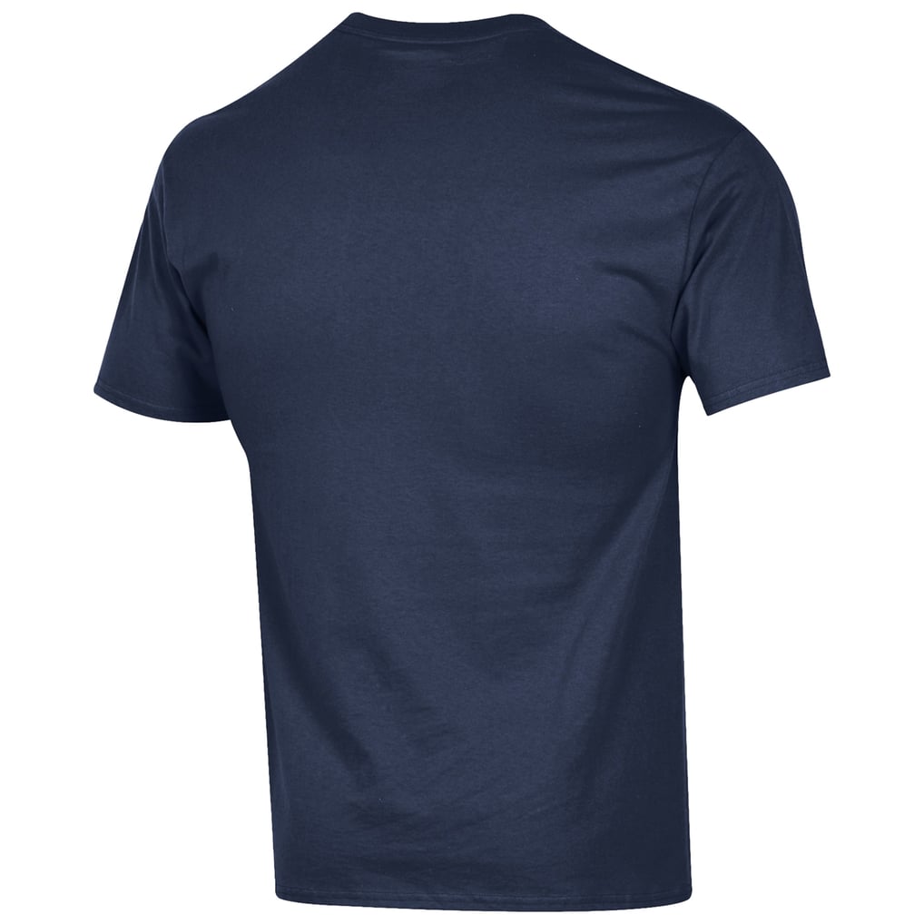 Men's Champion Navy Syracuse Orange Stack Logo Lacrosse Powerblend T-Shirt
