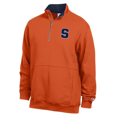  Syracuse Orange Champion Fleece Quarter-Zip Pullover - Orange