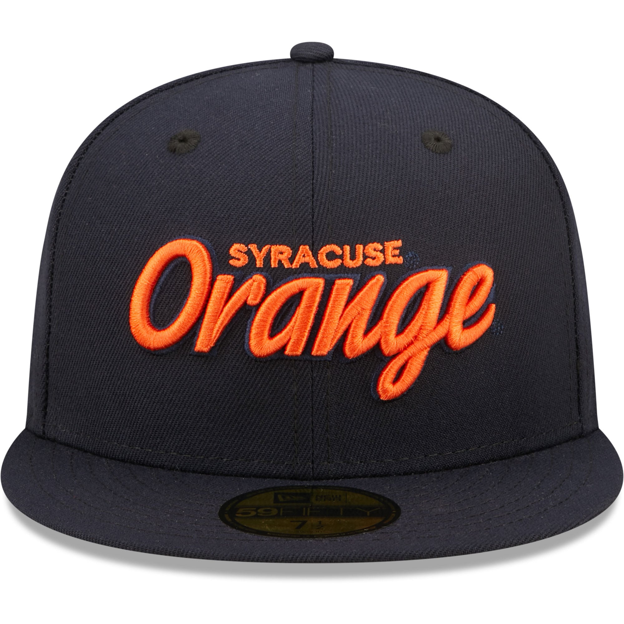 Men's New Era Navy Syracuse Orange Script Original 59FIFTY Fitted Hat