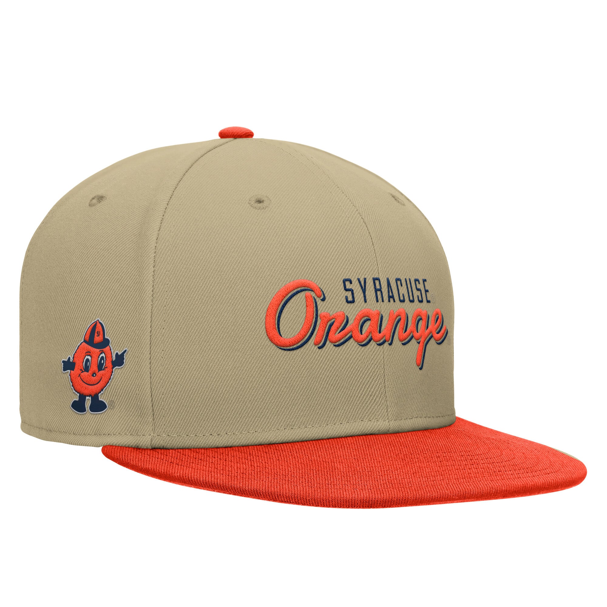 Casquette Nike Pro Dri-FIT pour homme, beige/orange Syracuse Orange