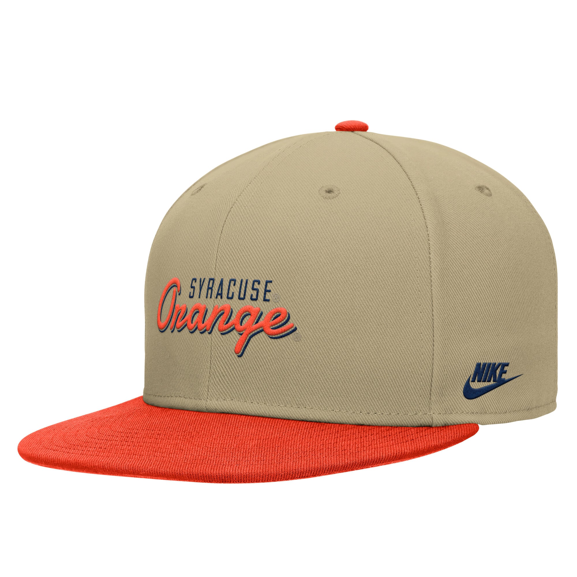 Casquette Nike Pro Dri-FIT pour homme, beige/orange Syracuse Orange