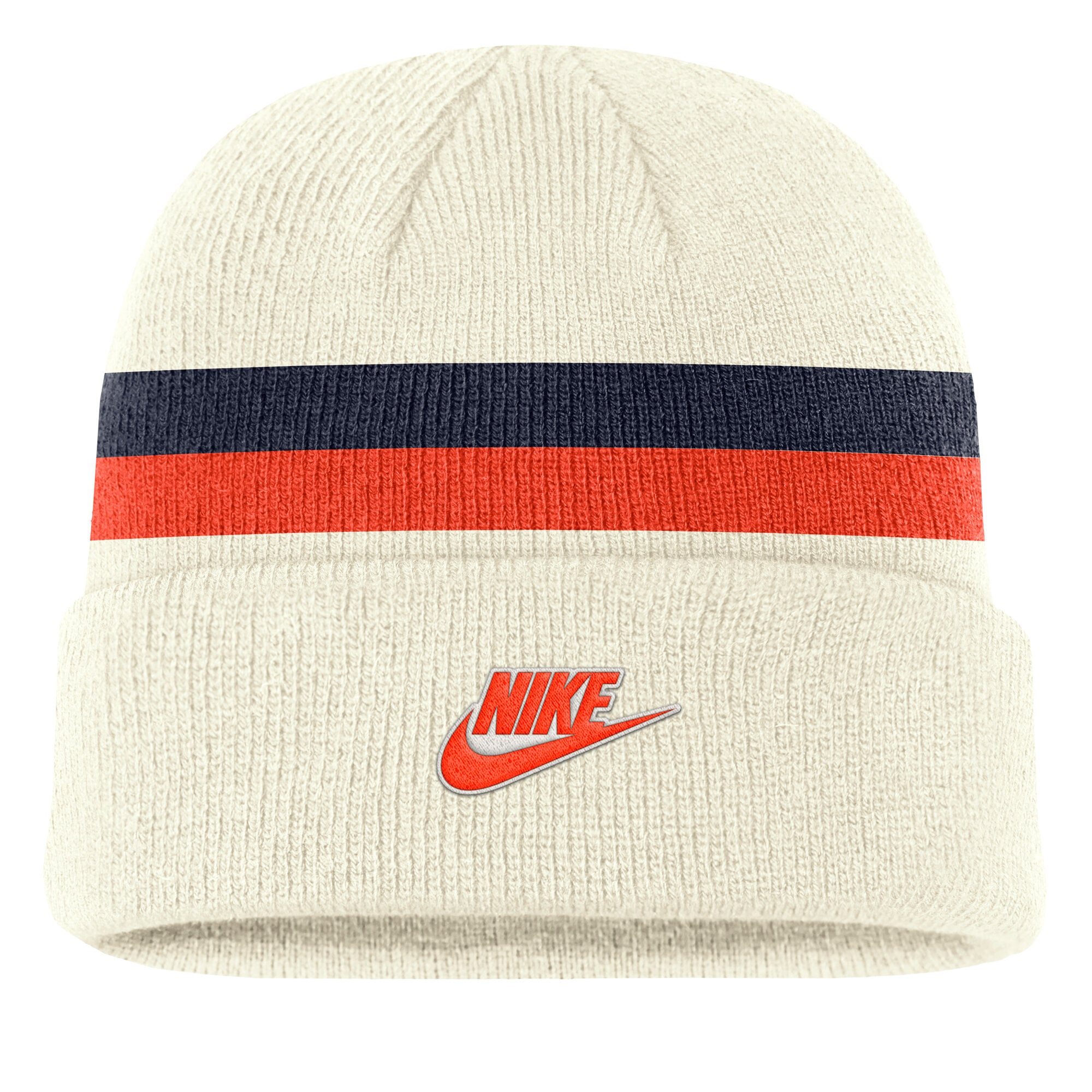 Men's Nike Cream Syracuse Orange Legacy Lettered Cuffed Knit Hat