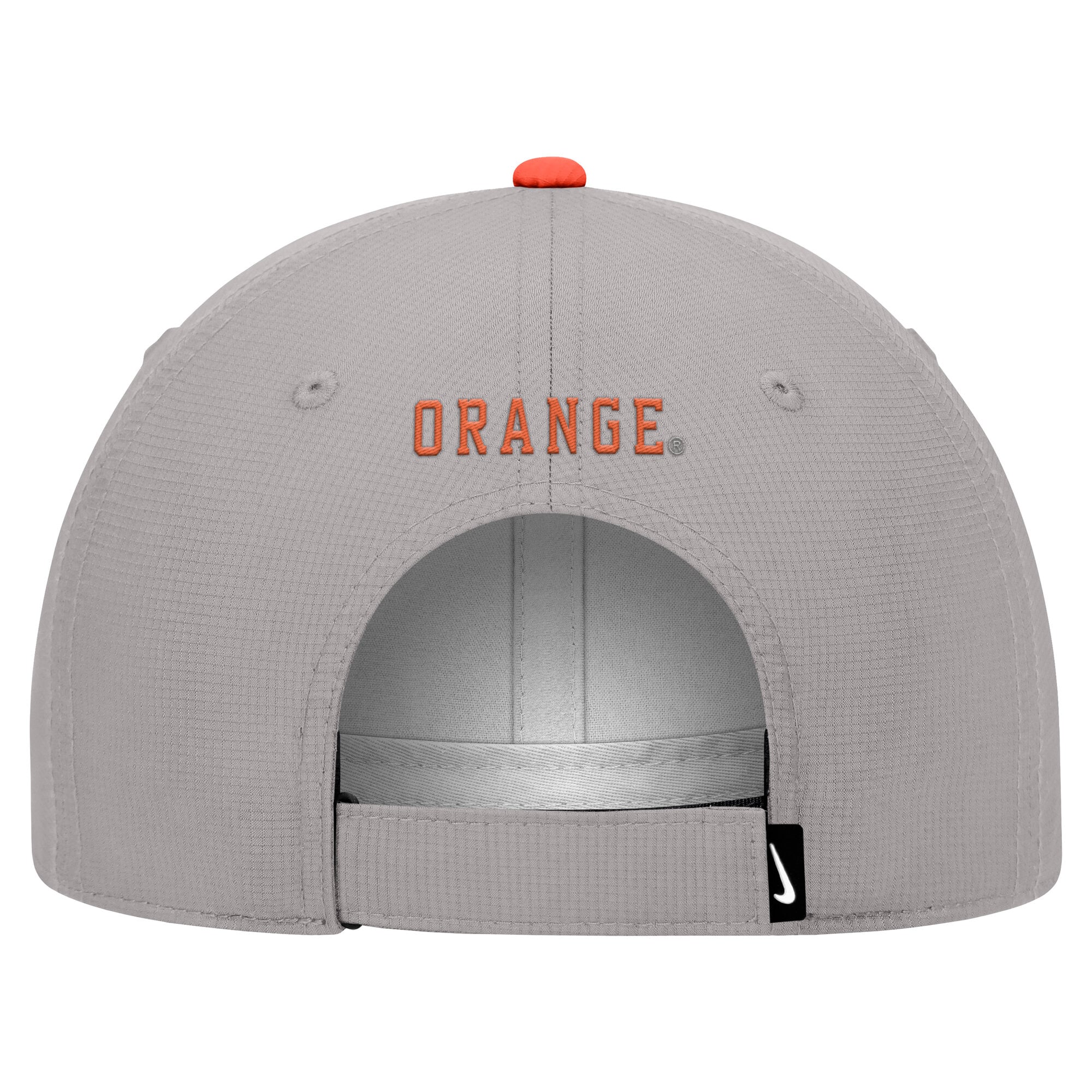 Men's Nike Gray Syracuse Orange Ripstop Dri-FIT Adjustable Hat