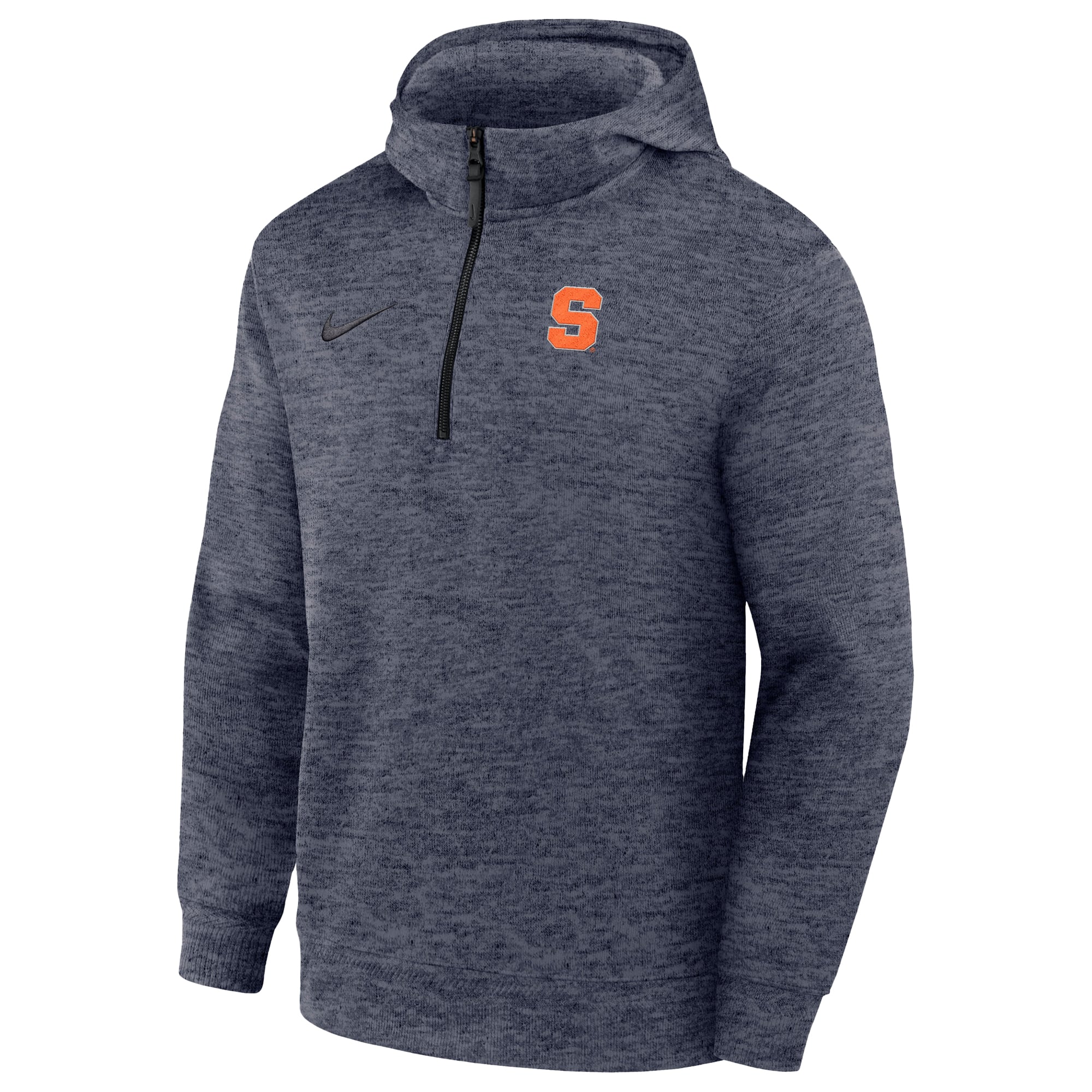Men's Nike Navy Syracuse Orange Coaches Dri-FIT Half-Zip Hoodie