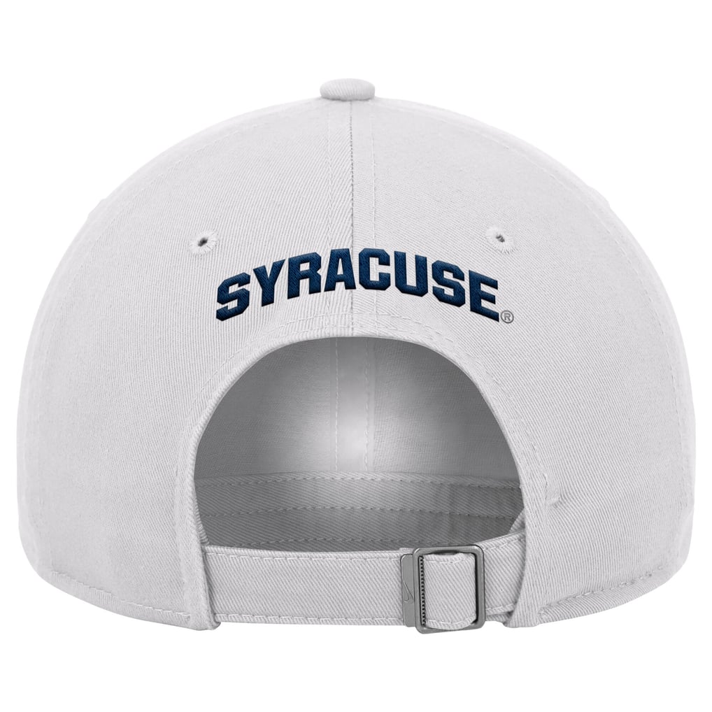 Men's Nike White Syracuse Orange 2026 On-Field Club Adjustable Hat