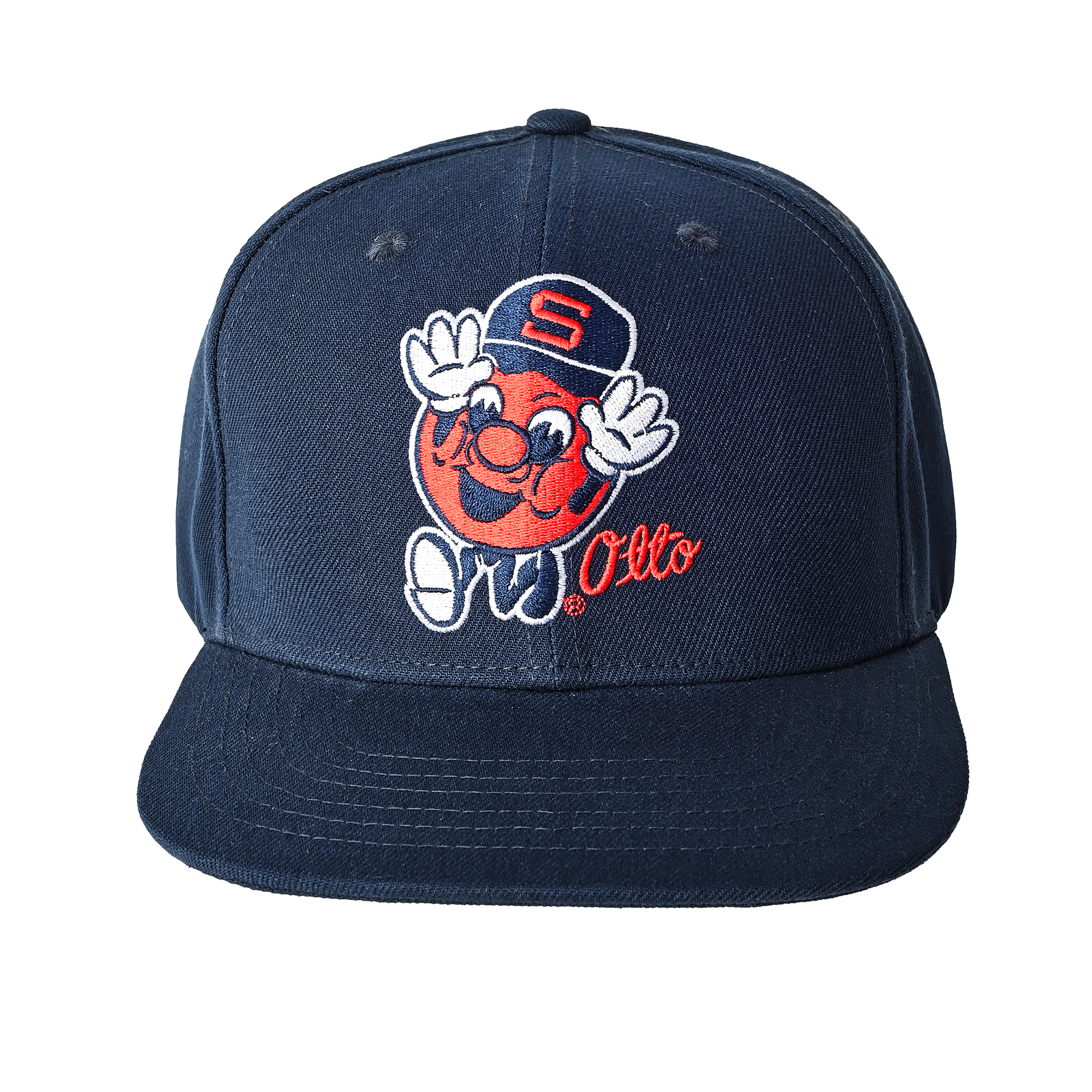 Casquette snapback Roots of Fight bleu marine et orange Syracuse pour homme