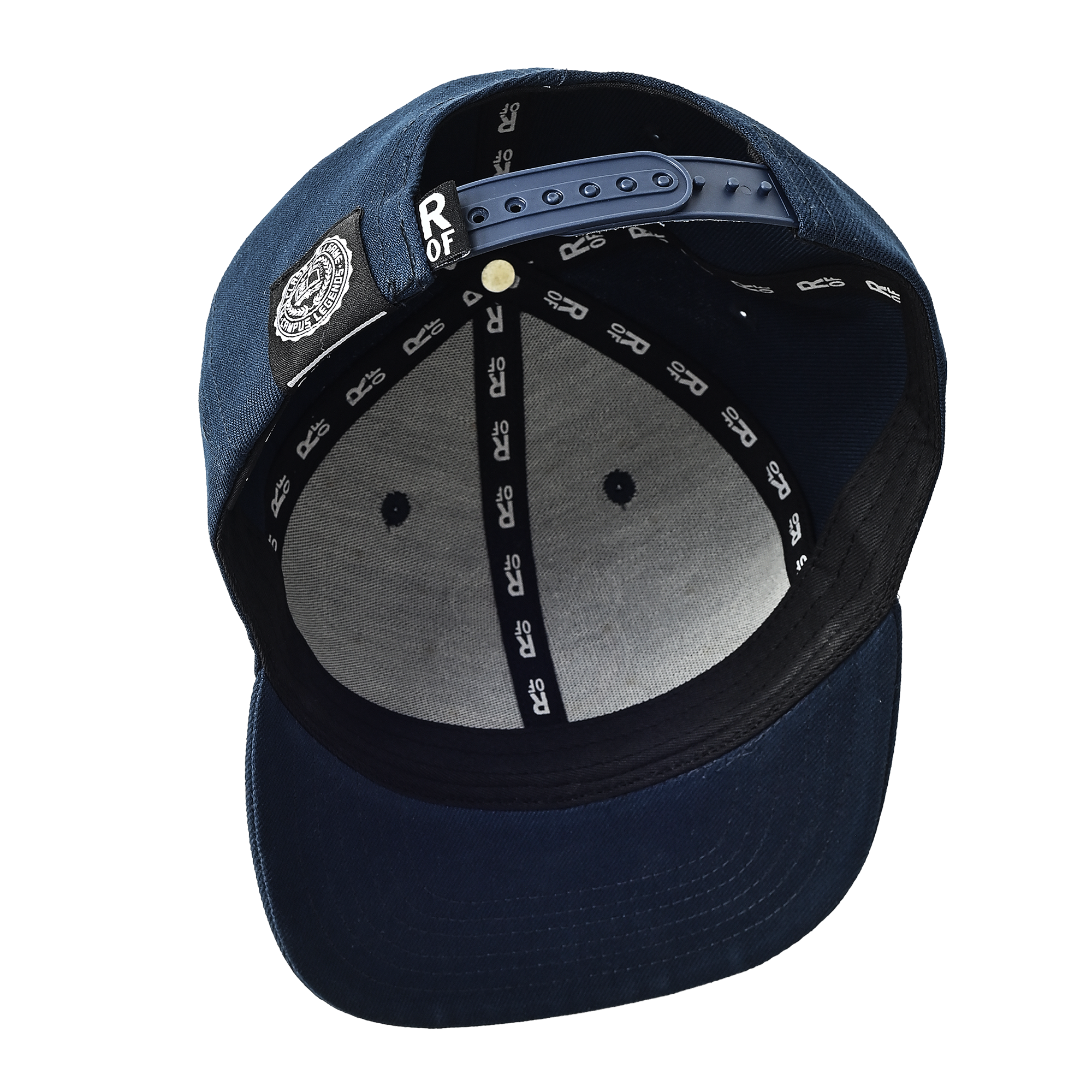 Casquette snapback Roots of Fight bleu marine et orange Syracuse pour homme