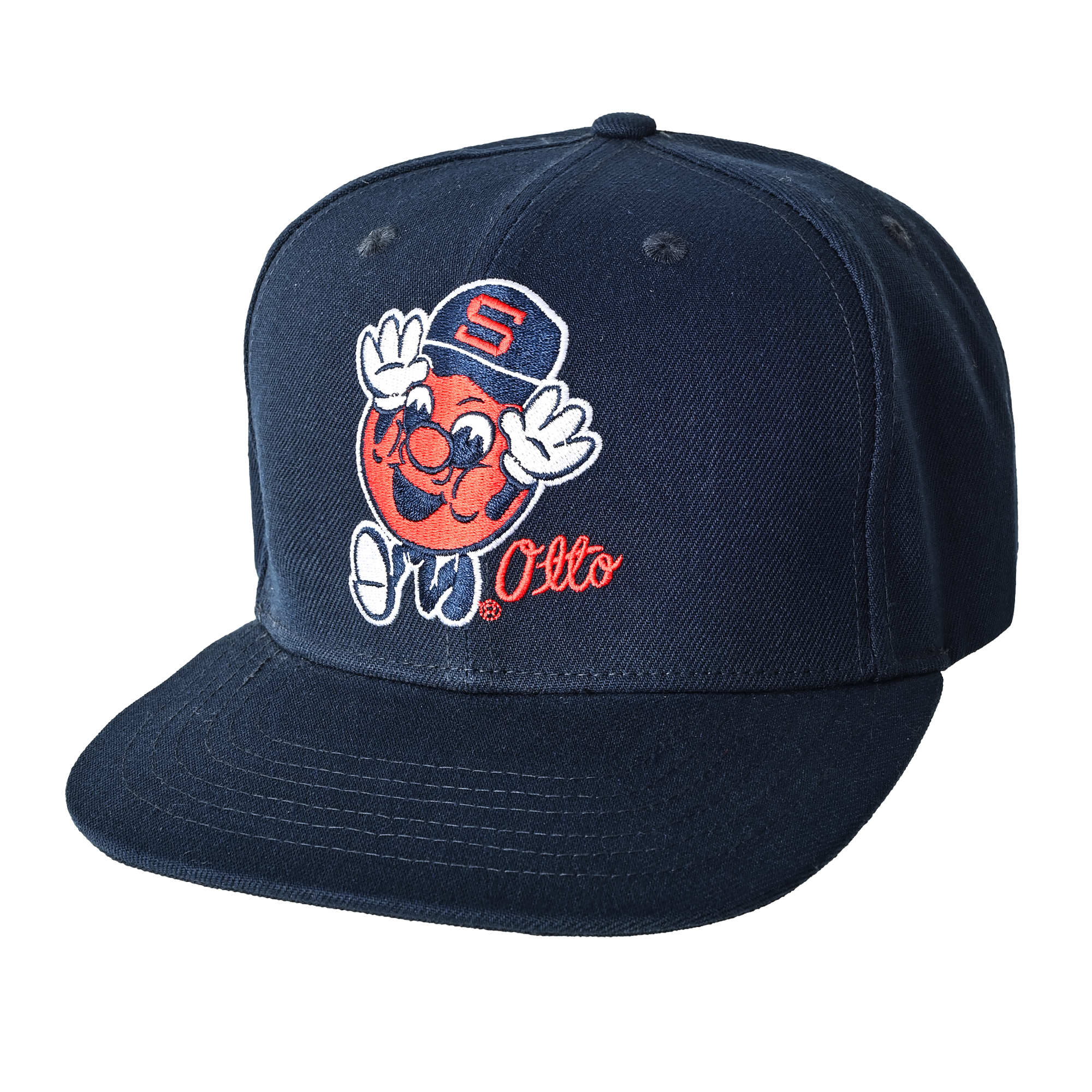 Casquette snapback Roots of Fight bleu marine et orange Syracuse pour homme