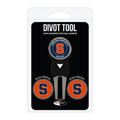 Syracuse Orange Golf Divot Tool Pack with 3 Magnetic Markers