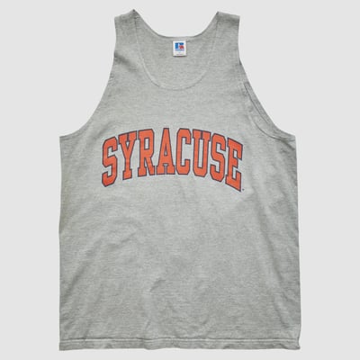Syracuse Orange Russell 2000s Tank - Heather Gray - M by Fanatics Real Vintage