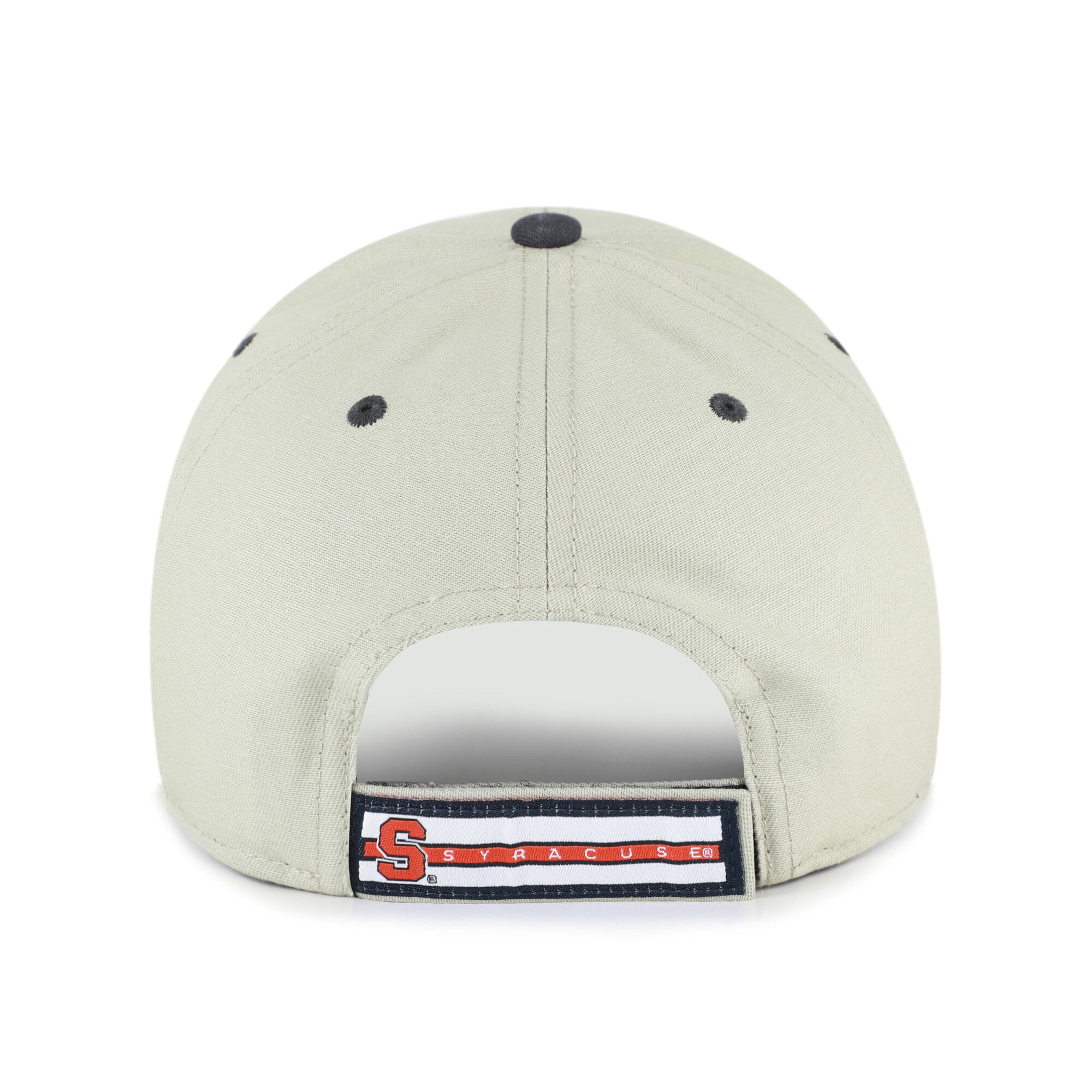Casquette unisexe ajustable '47 grise/noire Syracuse Orange MVP avec texte demi-bloc