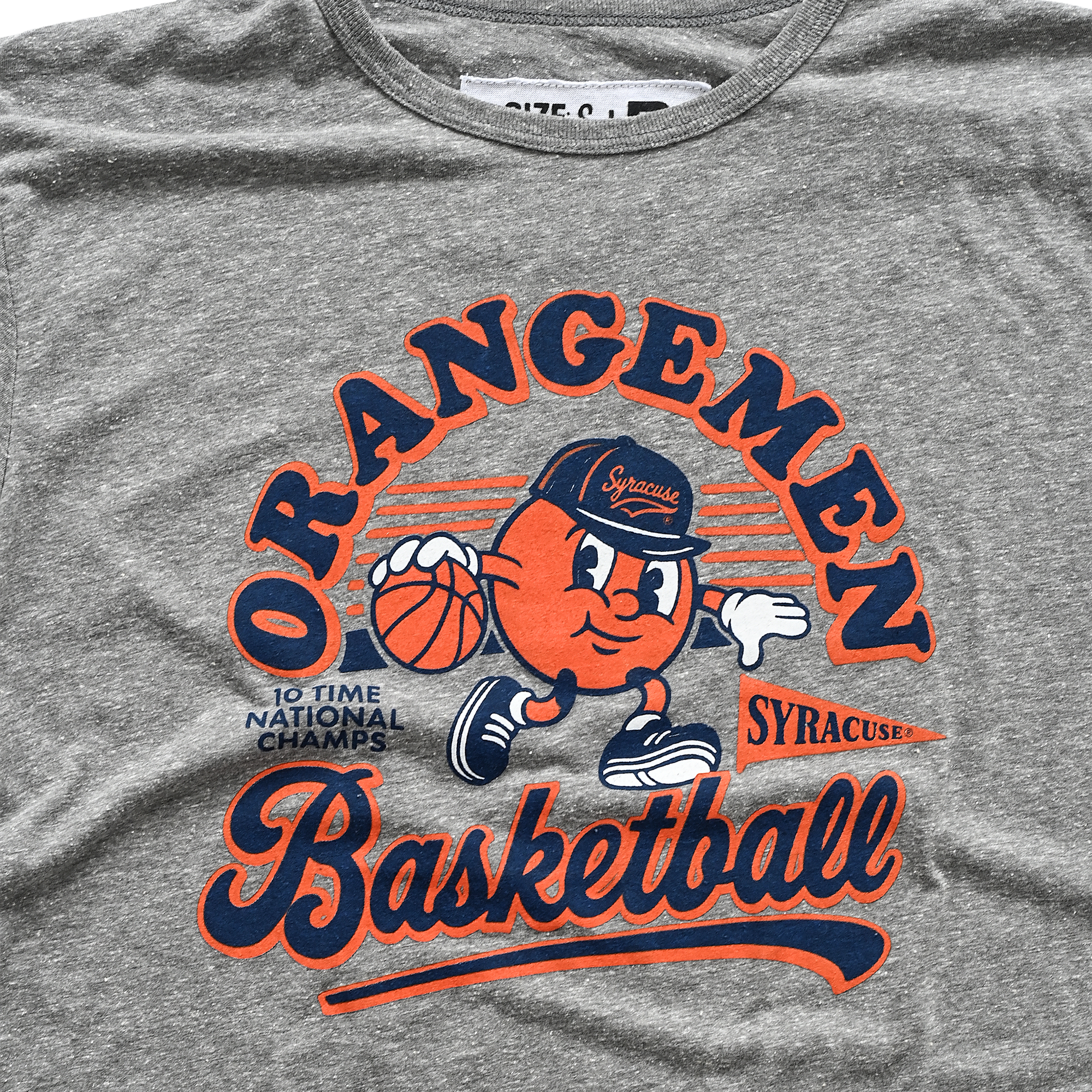 T-shirt unisexe Roots of Fight gris Syracuse orange tri-mélange